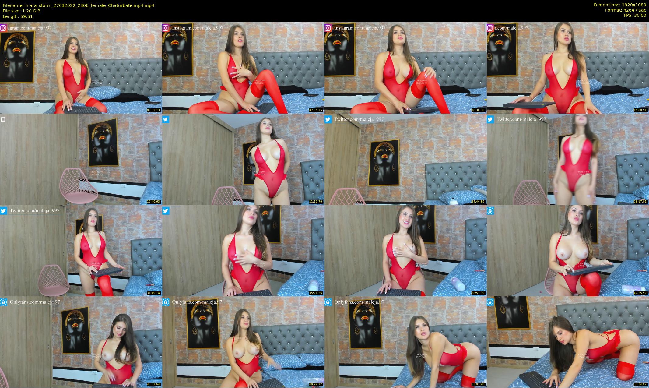mara_storm — 60 minute Chaturbate female cam show recording, 1080p, Mar 27, 2022