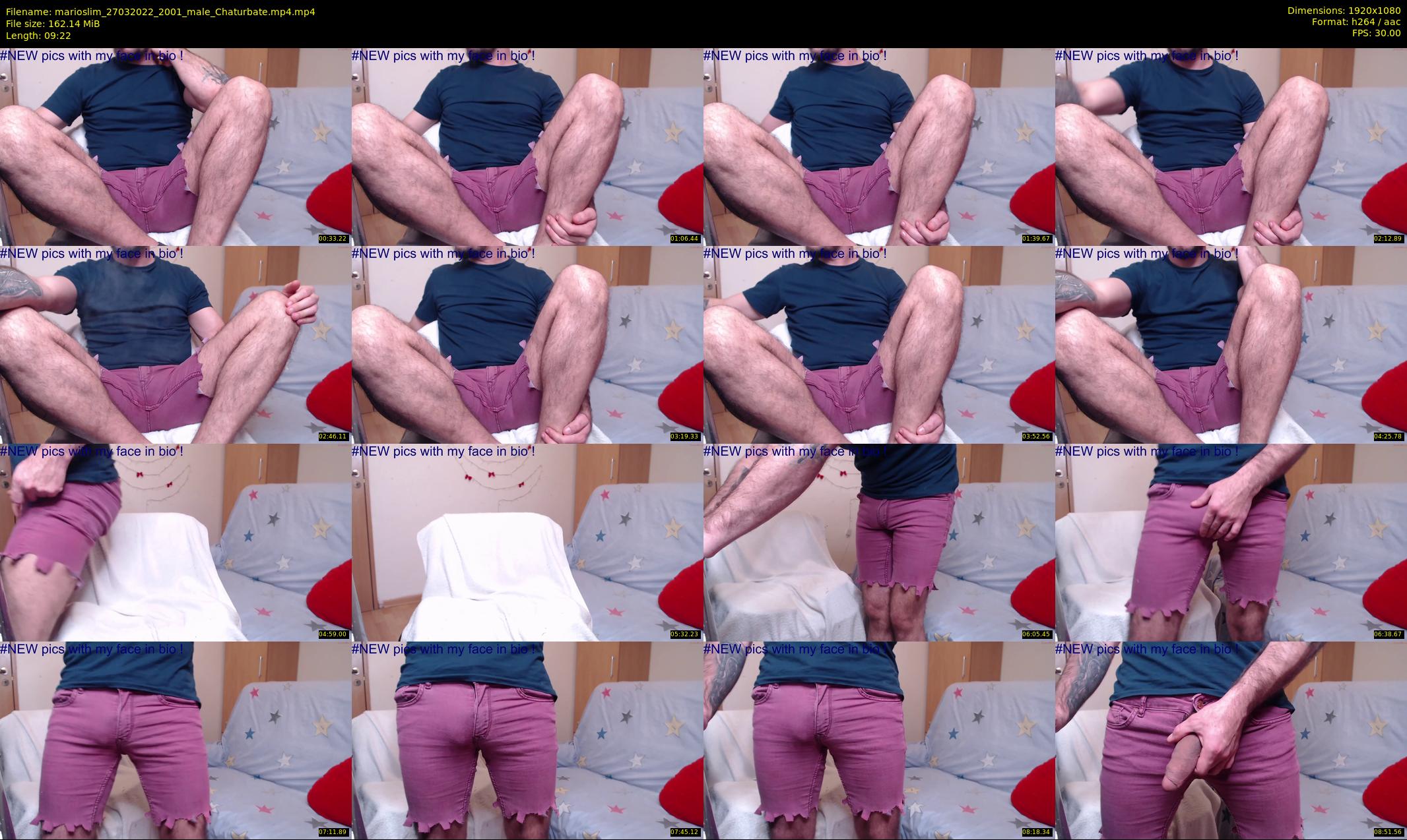 marioslim — 10 minute Chaturbate male cam show recording, 1080p, Mar 27, 2022