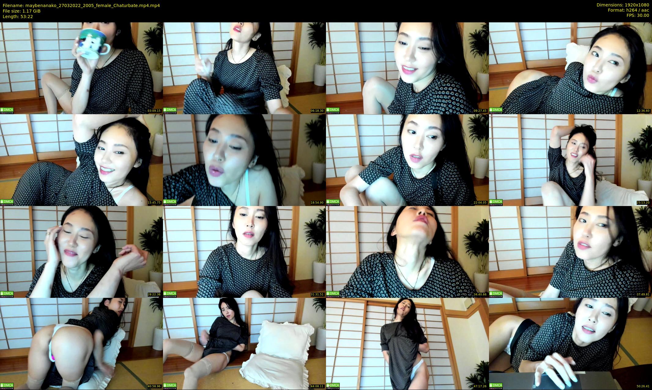 maybenanako — 54 minute Chaturbate female cam show recording, 1080p, Mar 27, 2022