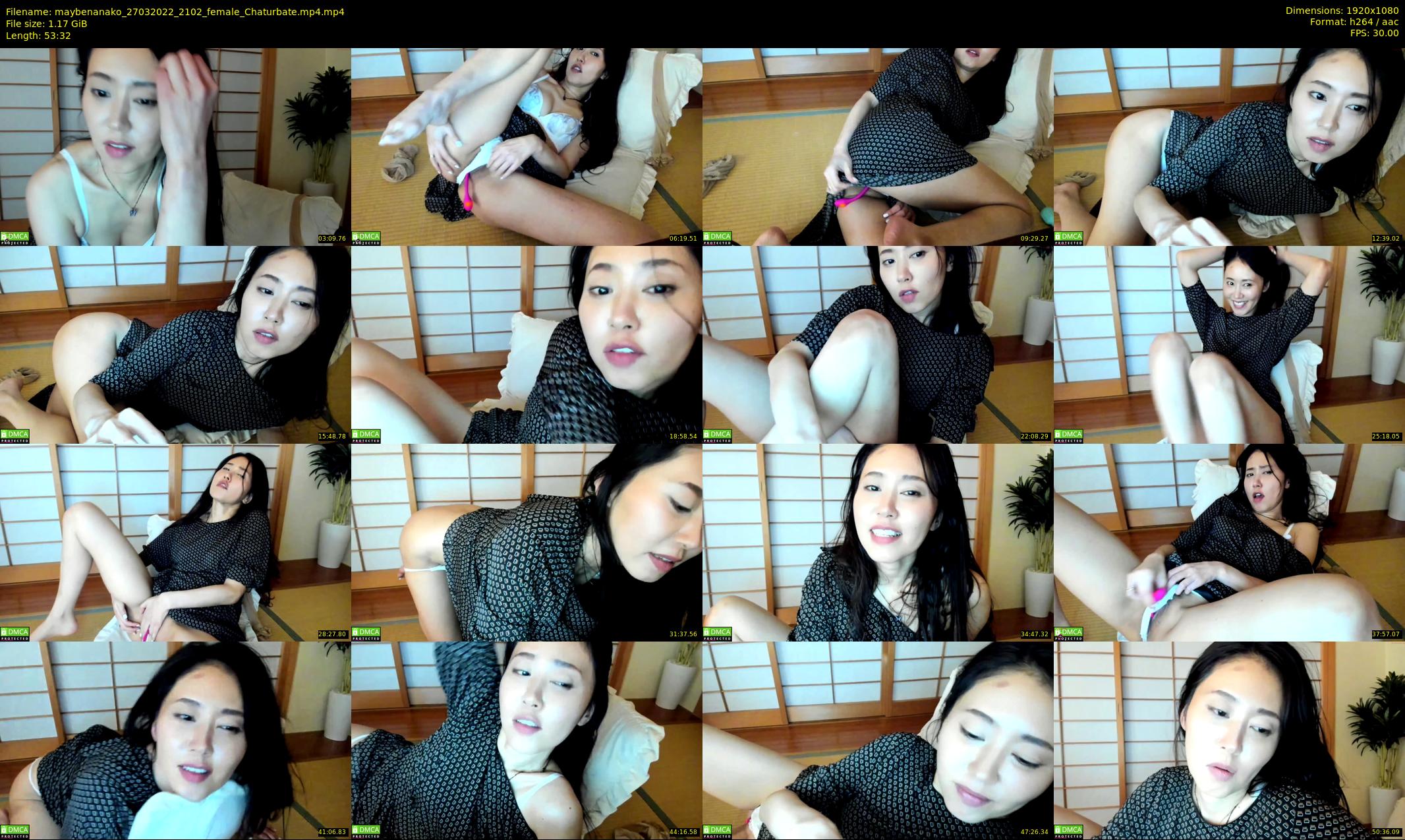maybenanako — 54 minute Chaturbate female cam show recording, 1080p, Mar 27, 2022