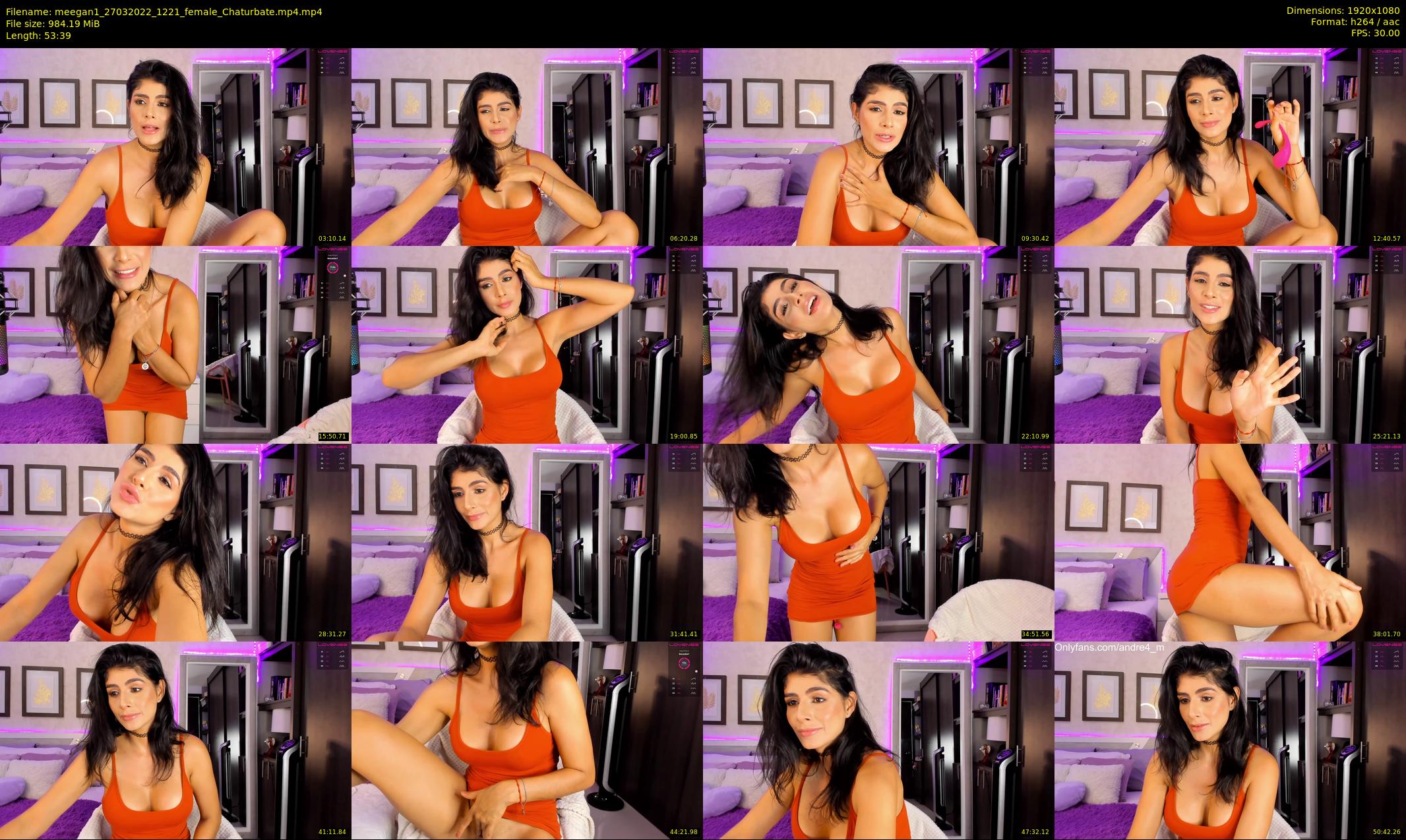 meegan1 — 54 minute Chaturbate female cam show recording, 1080p, Mar 27, 2022