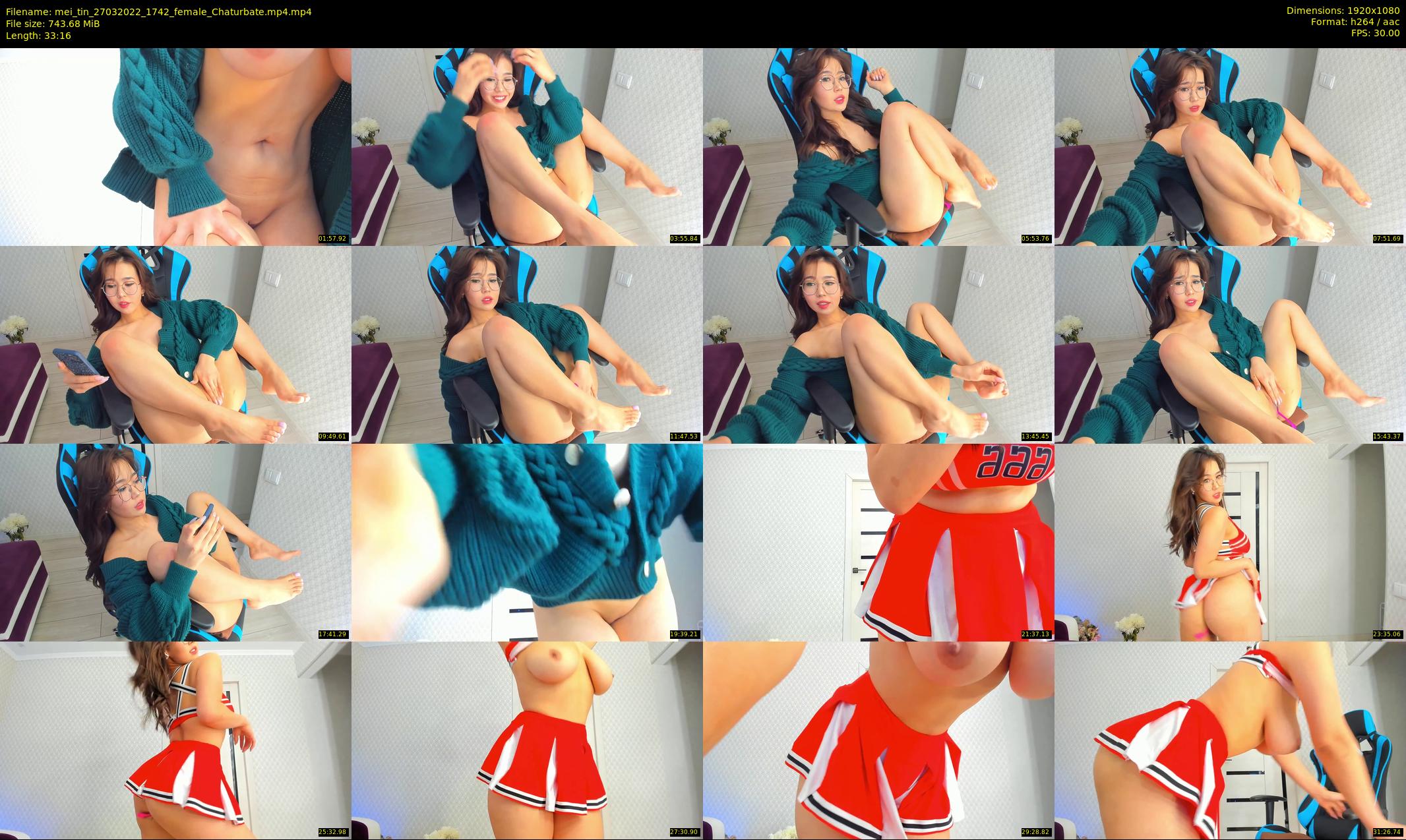 mei_tin — 34 minute Chaturbate female cam show recording, 1080p, Mar 27, 2022