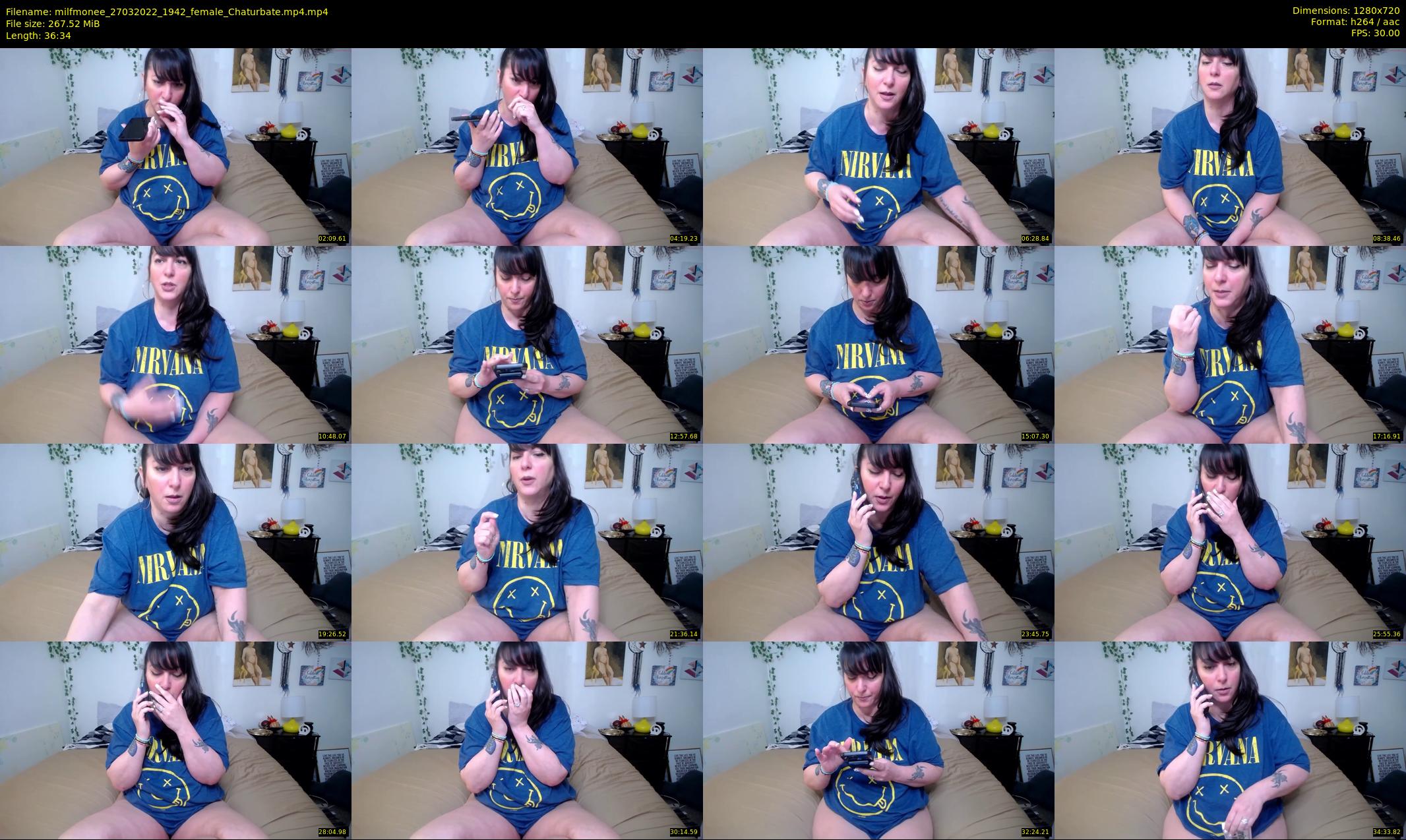 milfmonee — 37 minute Chaturbate female cam show recording, 720p, Mar 27, 2022