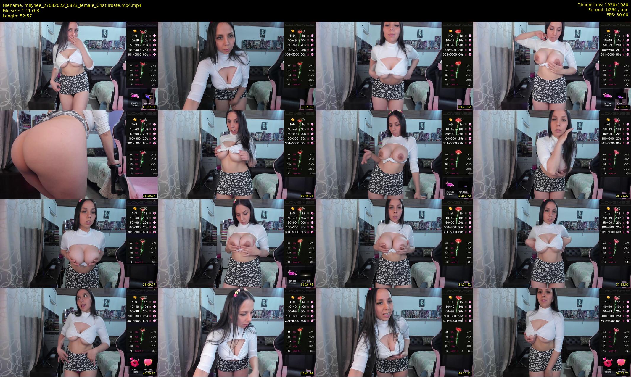 milynee — 53 minute Chaturbate female cam show recording, 1080p, Mar 27, 2022