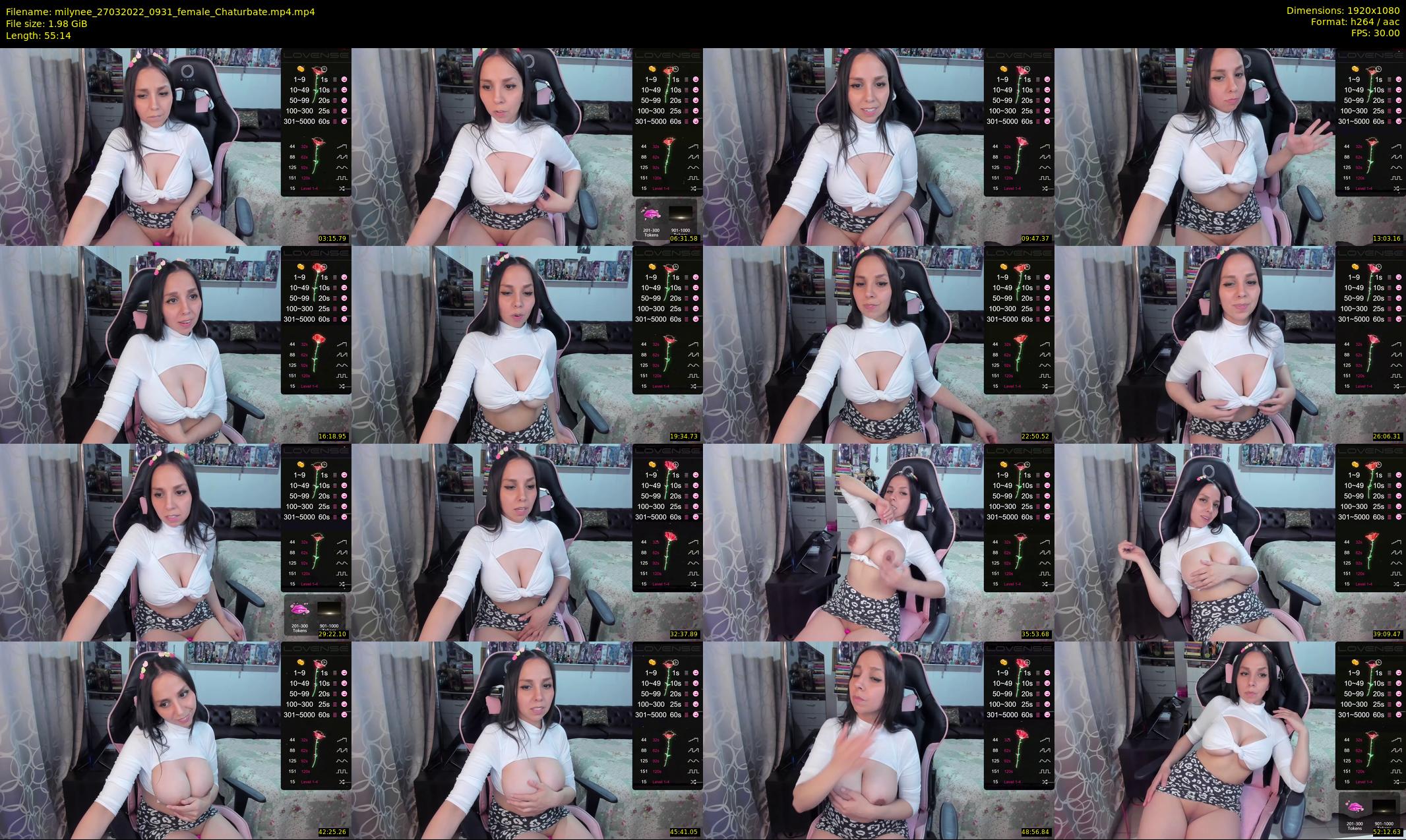 milynee — 56 minute Chaturbate female cam show recording, 1080p, Mar 27, 2022