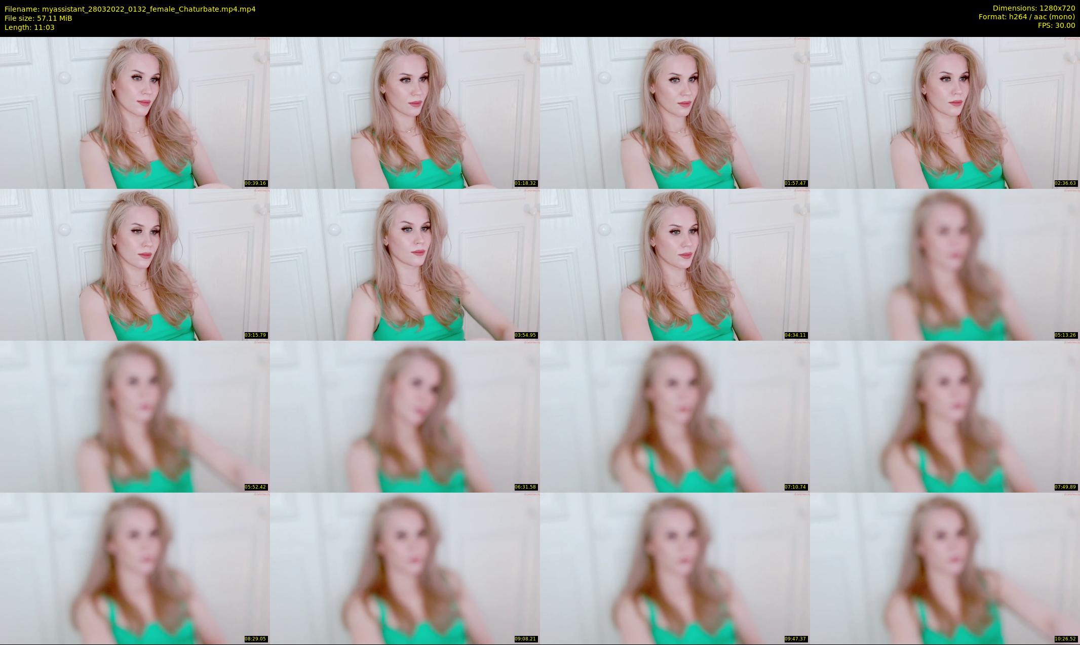 myassistant — 12 minute Chaturbate female cam show recording, 720p, Mar 28, 2022