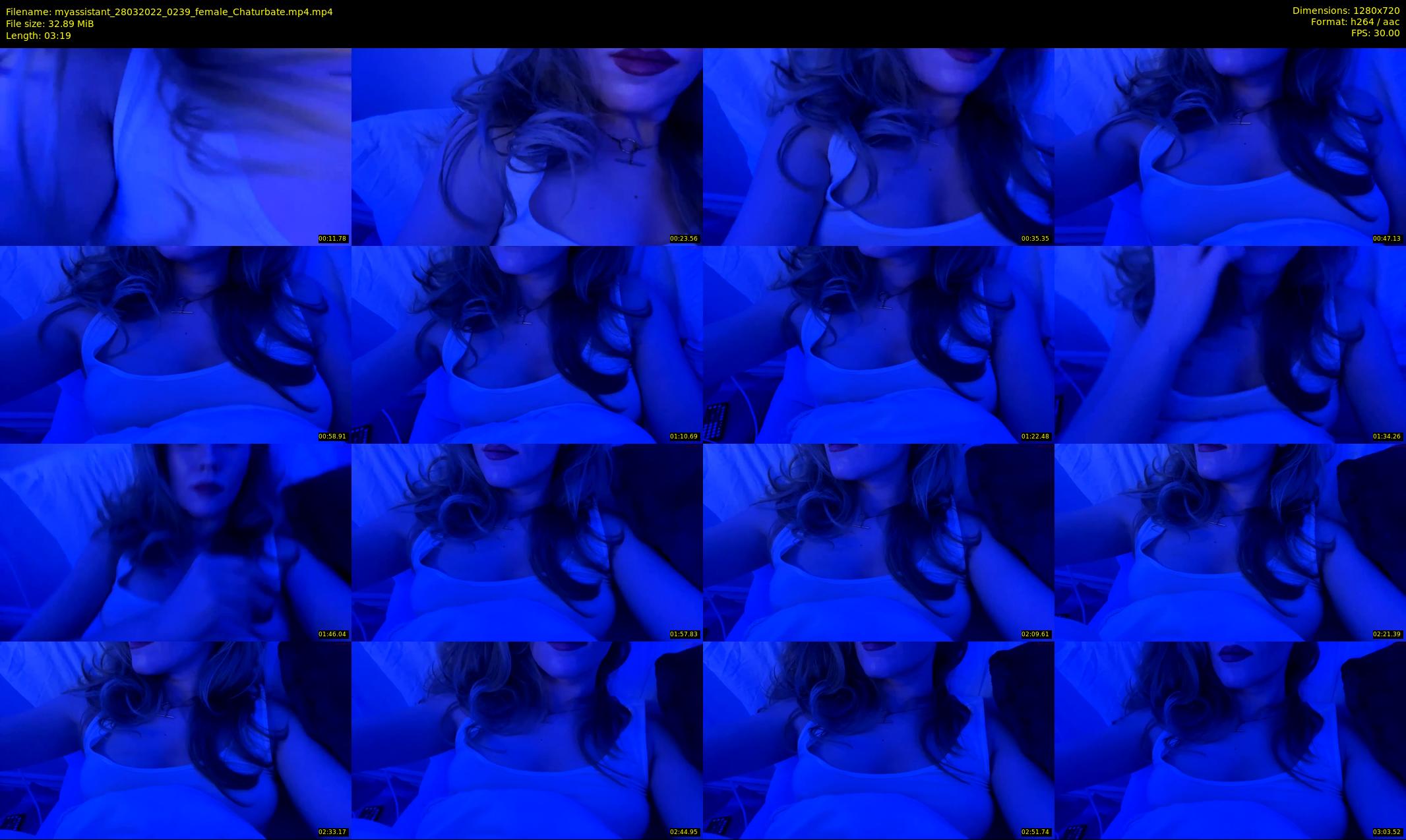 myassistant — 4 minute Chaturbate female cam show recording, 720p, Mar 28, 2022