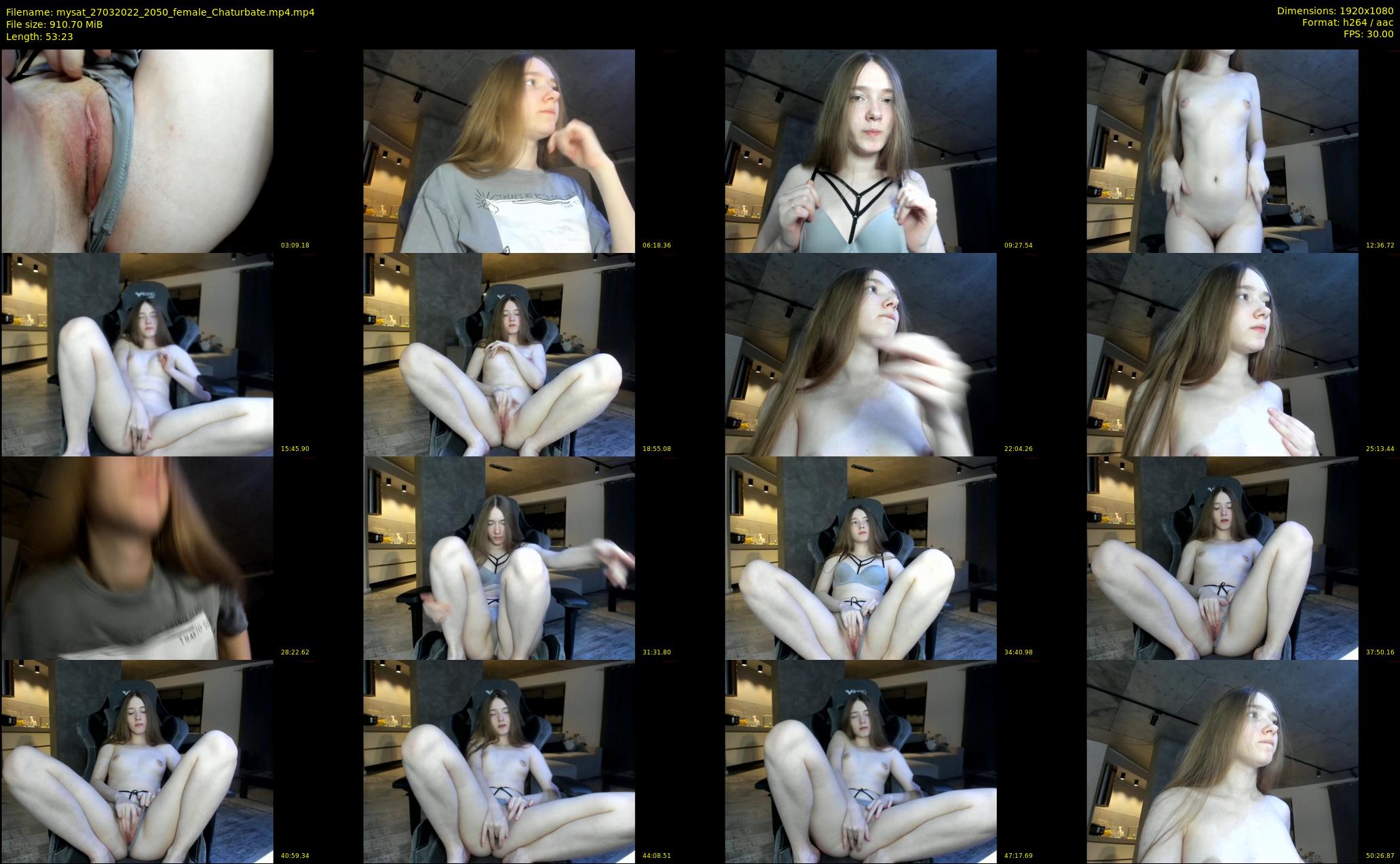 mysat — 54 minute Chaturbate female cam show recording, 1080p, Mar 27, 2022