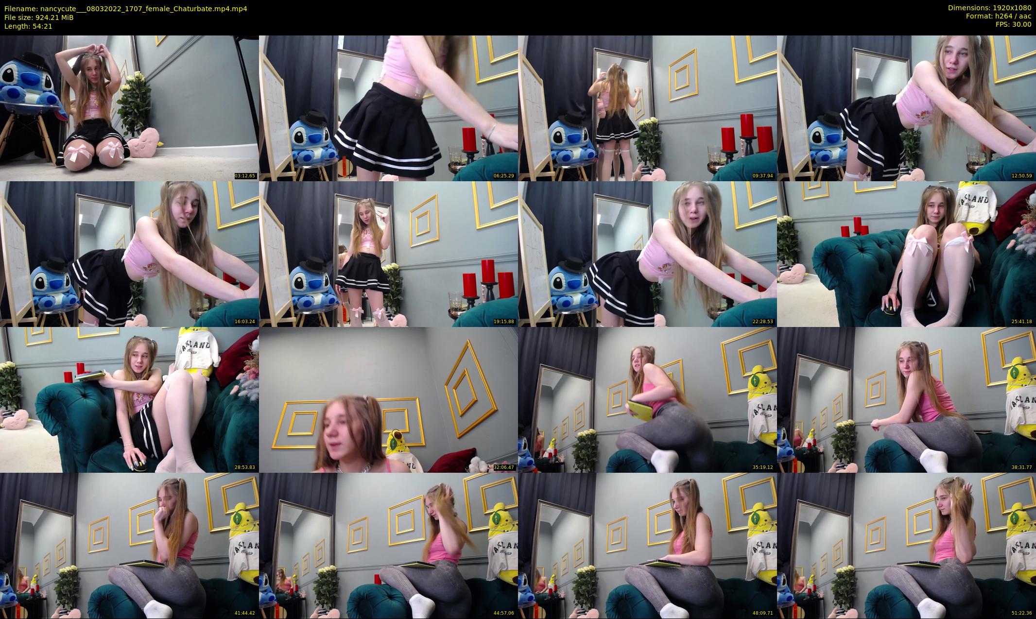 nancycute__ — 55 minute Chaturbate female cam show recording, 1080p, Mar 8, 2022