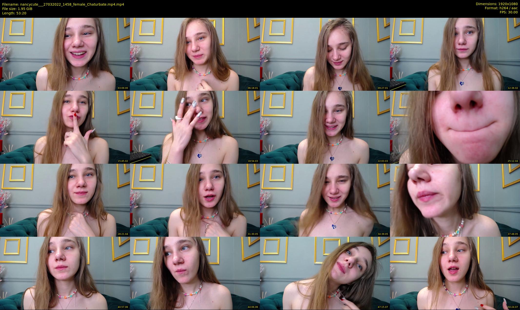 nancycute__ — 54 minute Chaturbate female cam show recording, 1080p, Mar 27, 2022