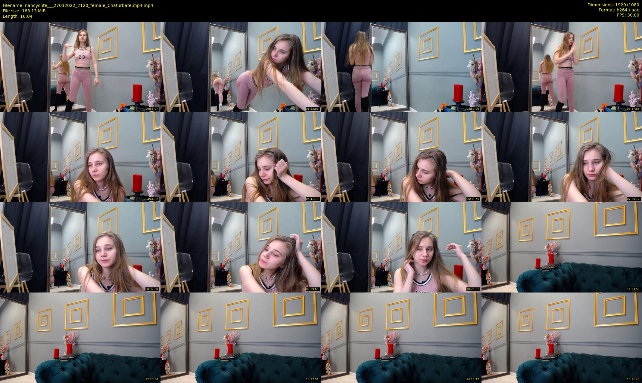 nancycute__ — 17 minute Chaturbate female cam show recording, 1080p, Mar 27, 2022