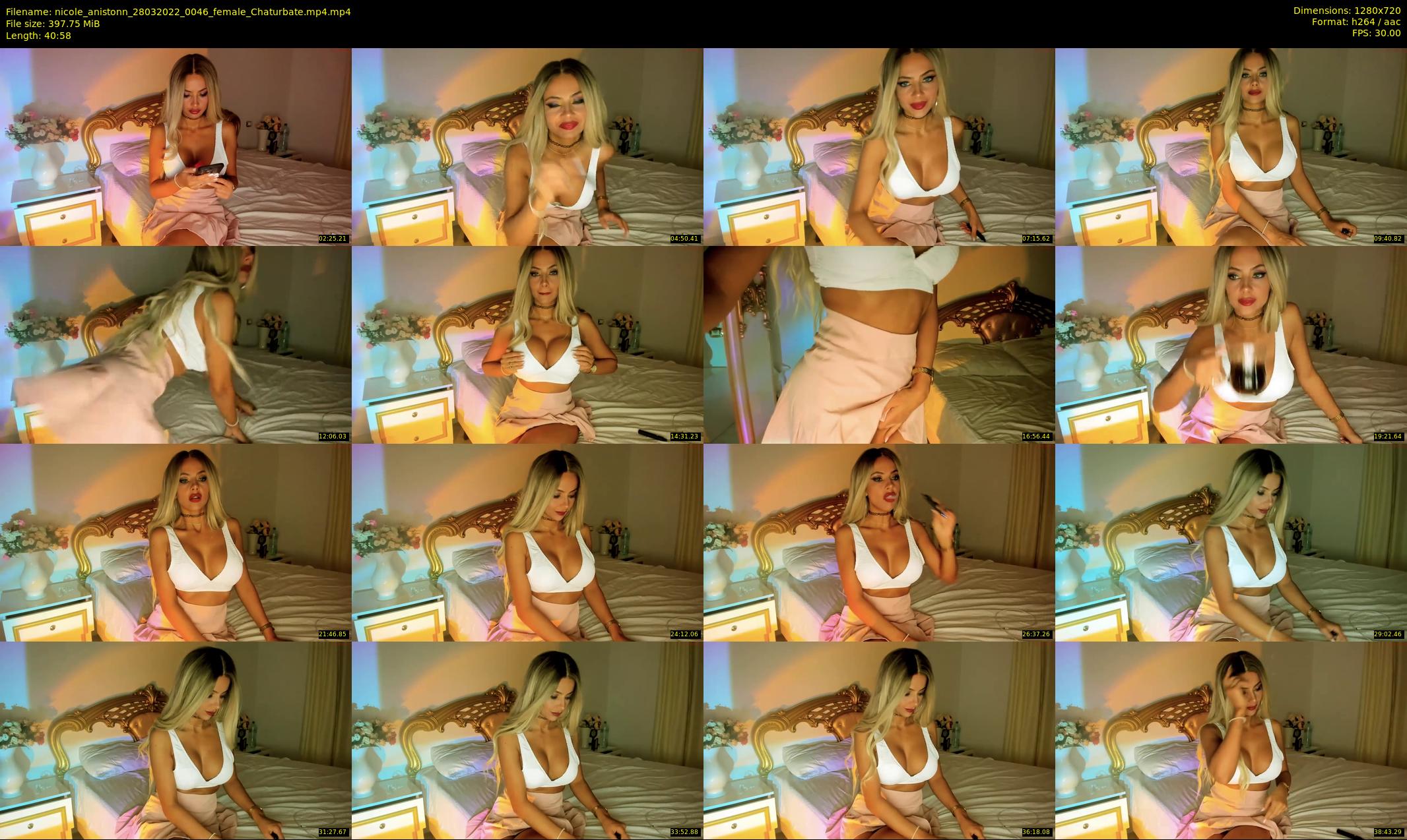 nicole_anistonn — 41 minute Chaturbate female cam show recording, 720p, Mar 28, 2022