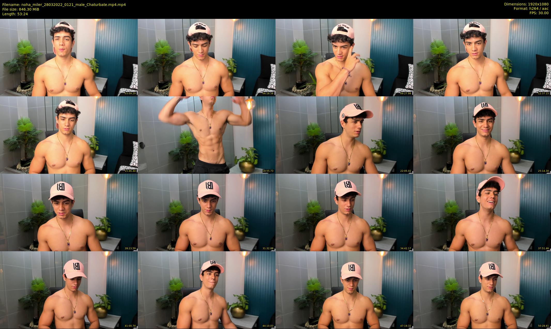 noha_miler — 54 minute Chaturbate male cam show recording, 1080p, Mar 28, 2022