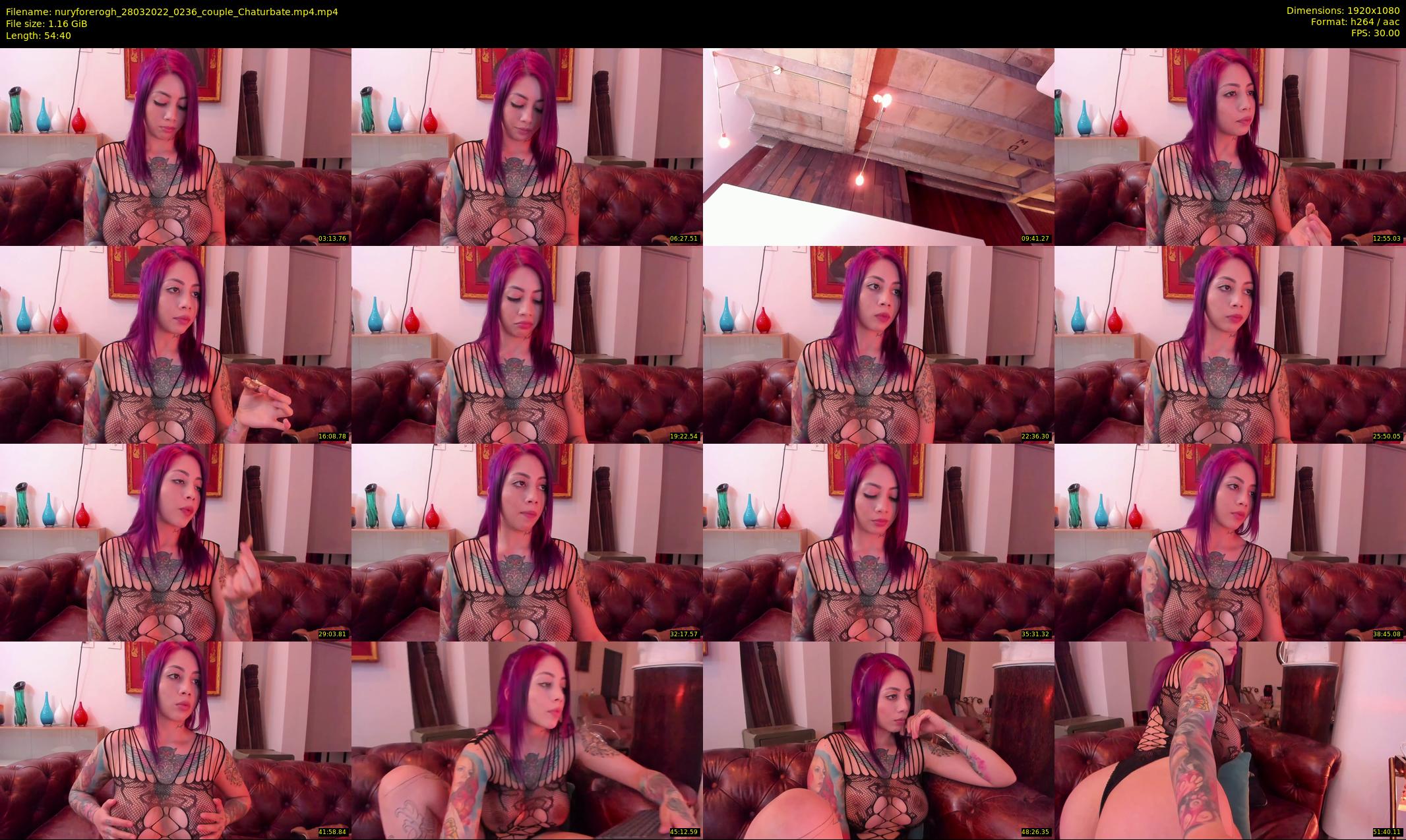 nuryforerogh — 55 minute Chaturbate female cam show recording, 1080p, Mar 28, 2022