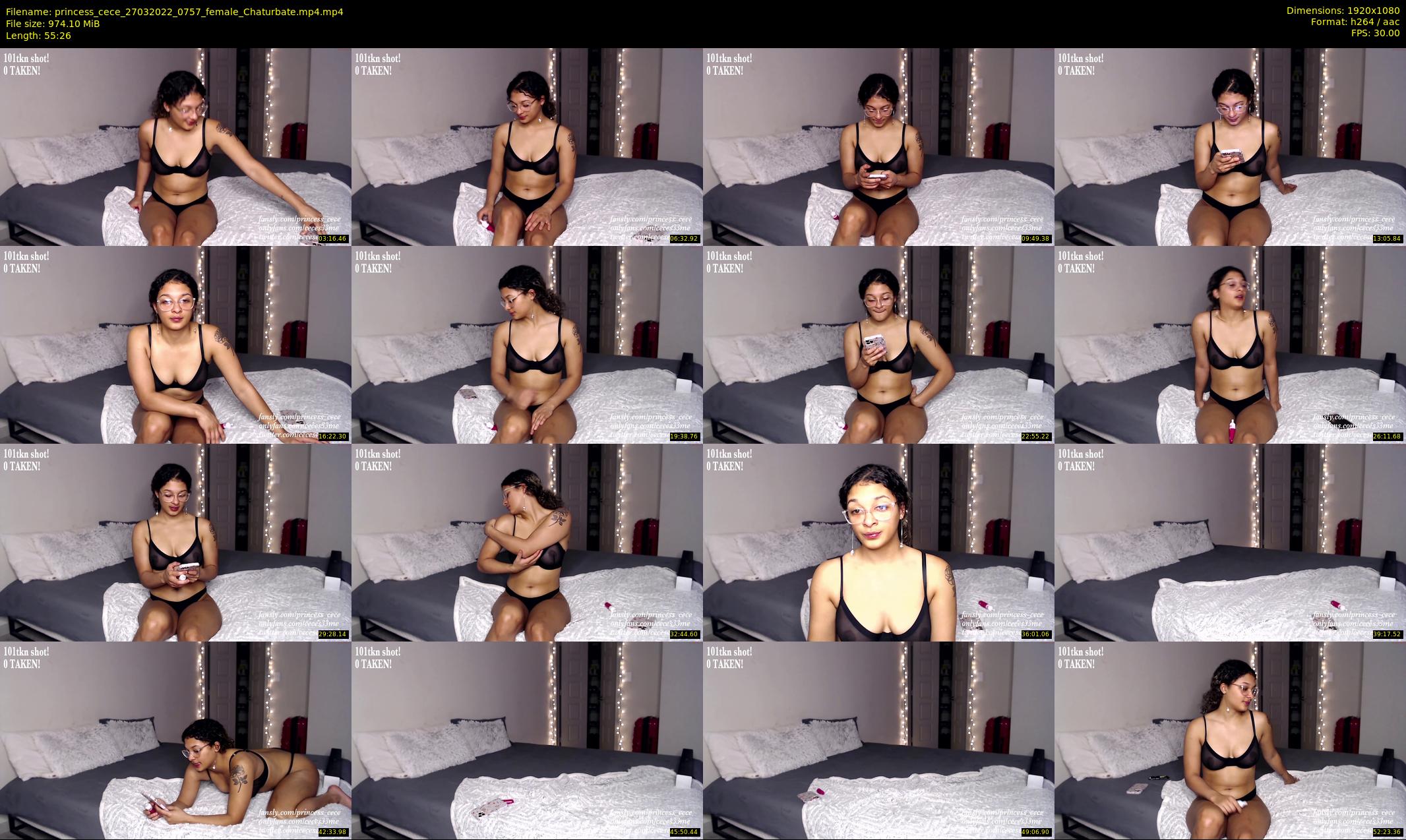 princess_cece — 56 minute Chaturbate female cam show recording, 1080p, Mar 27, 2022
