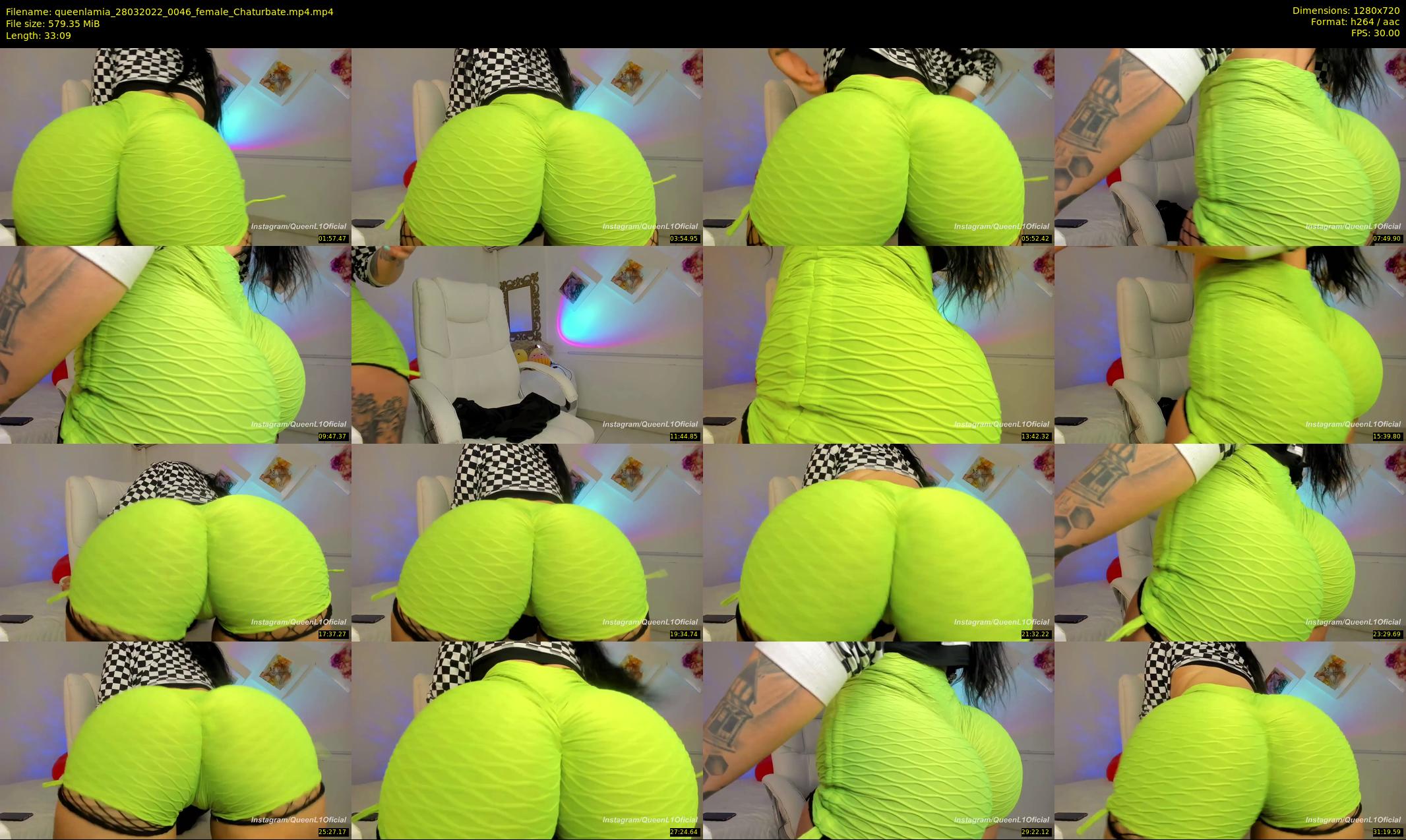 queenlamia — 34 minute Chaturbate female cam show recording, 720p, Mar 28, 2022