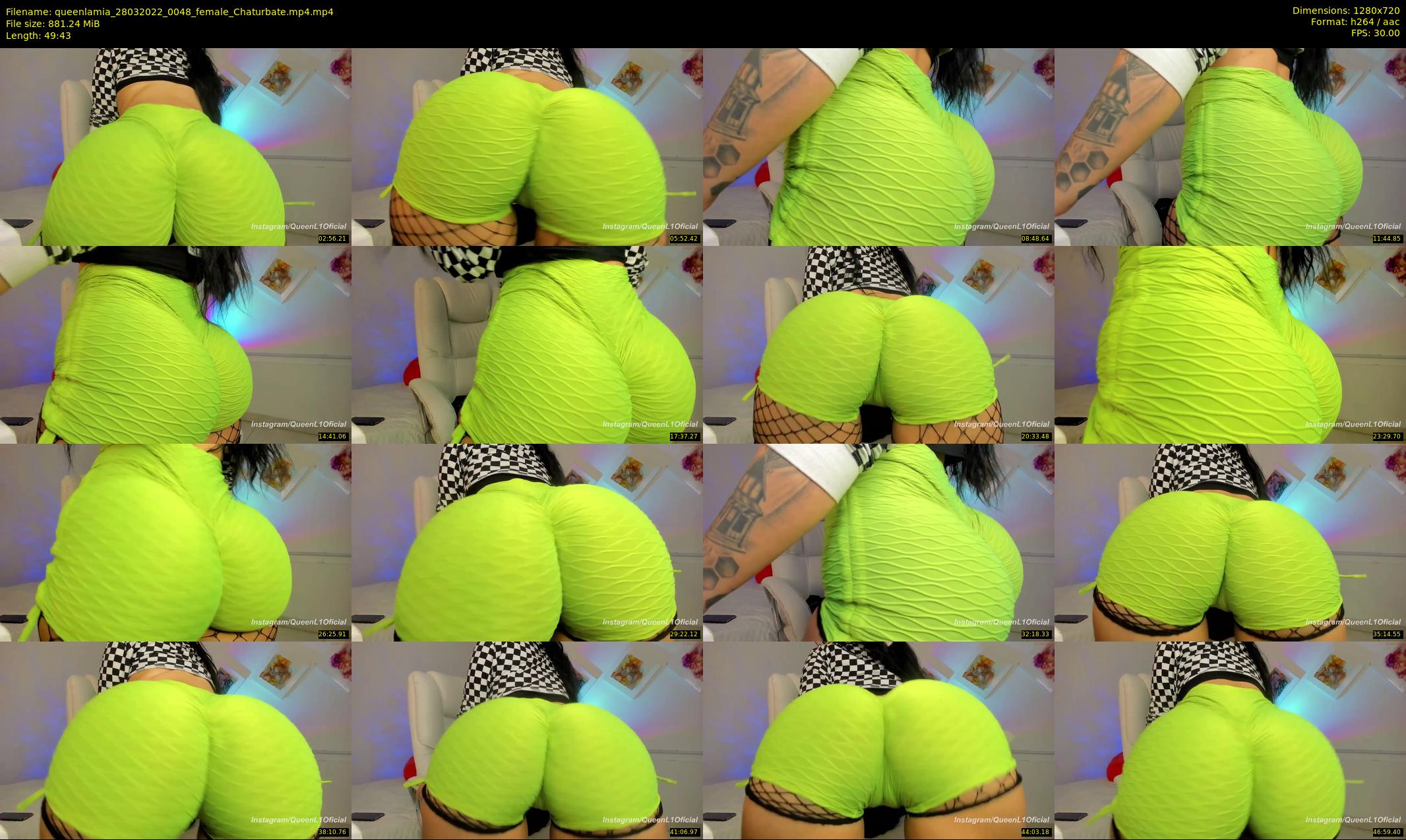 queenlamia — 50 minute Chaturbate female cam show recording, 720p, Mar 28, 2022