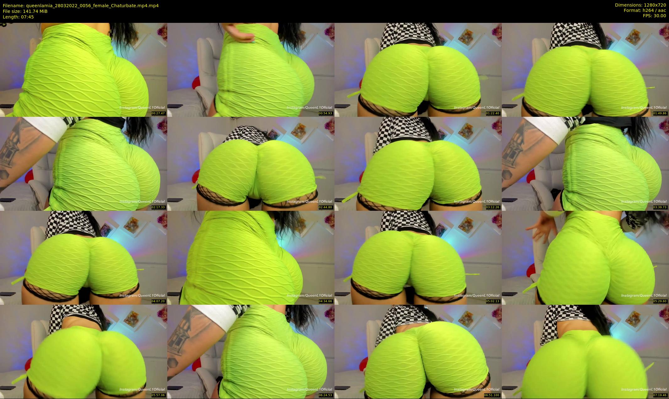 queenlamia — 8 minute Chaturbate female cam show recording, 720p, Mar 28, 2022