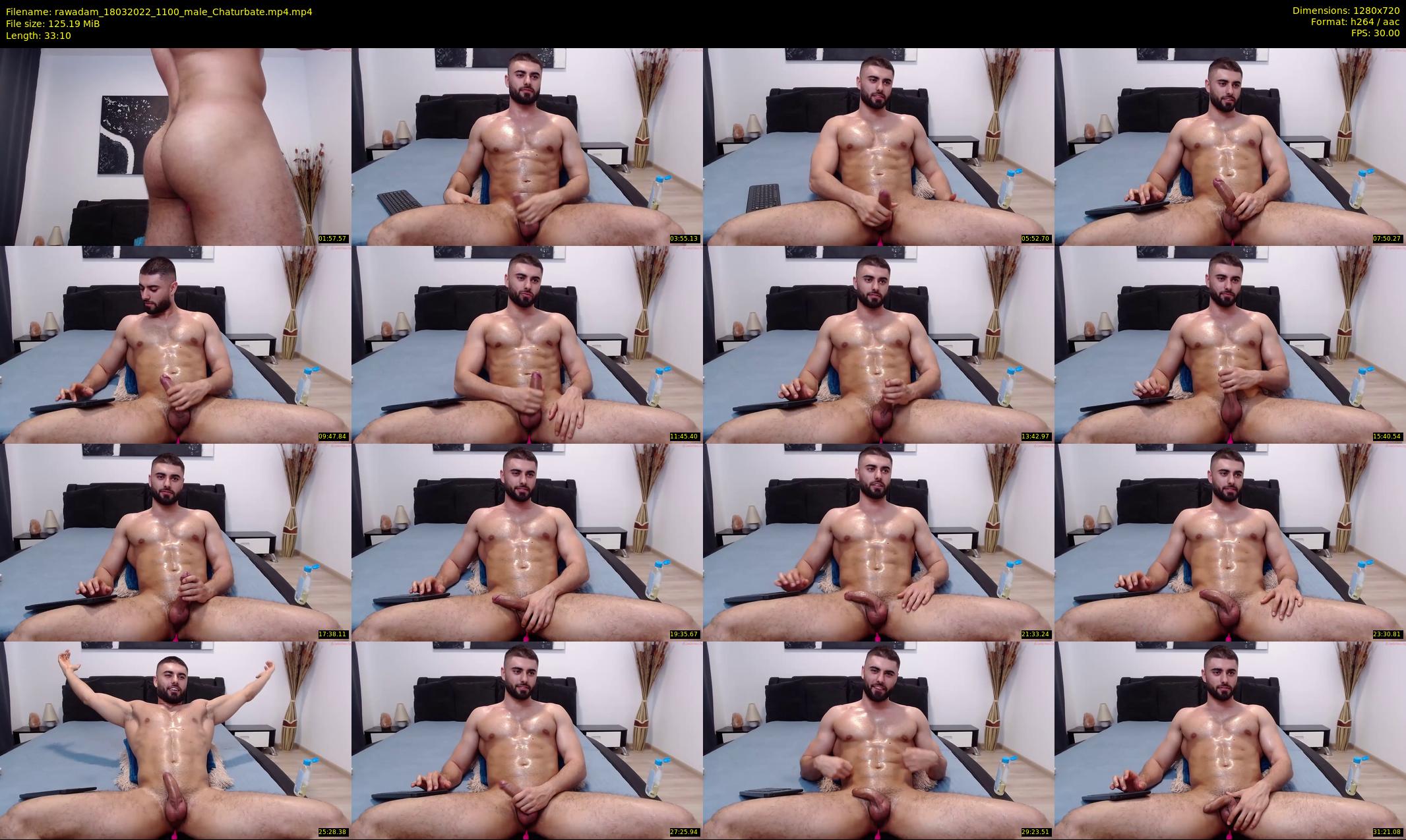 rawadam — 34 minute Chaturbate male cam show recording, 720p, Mar 18, 2022