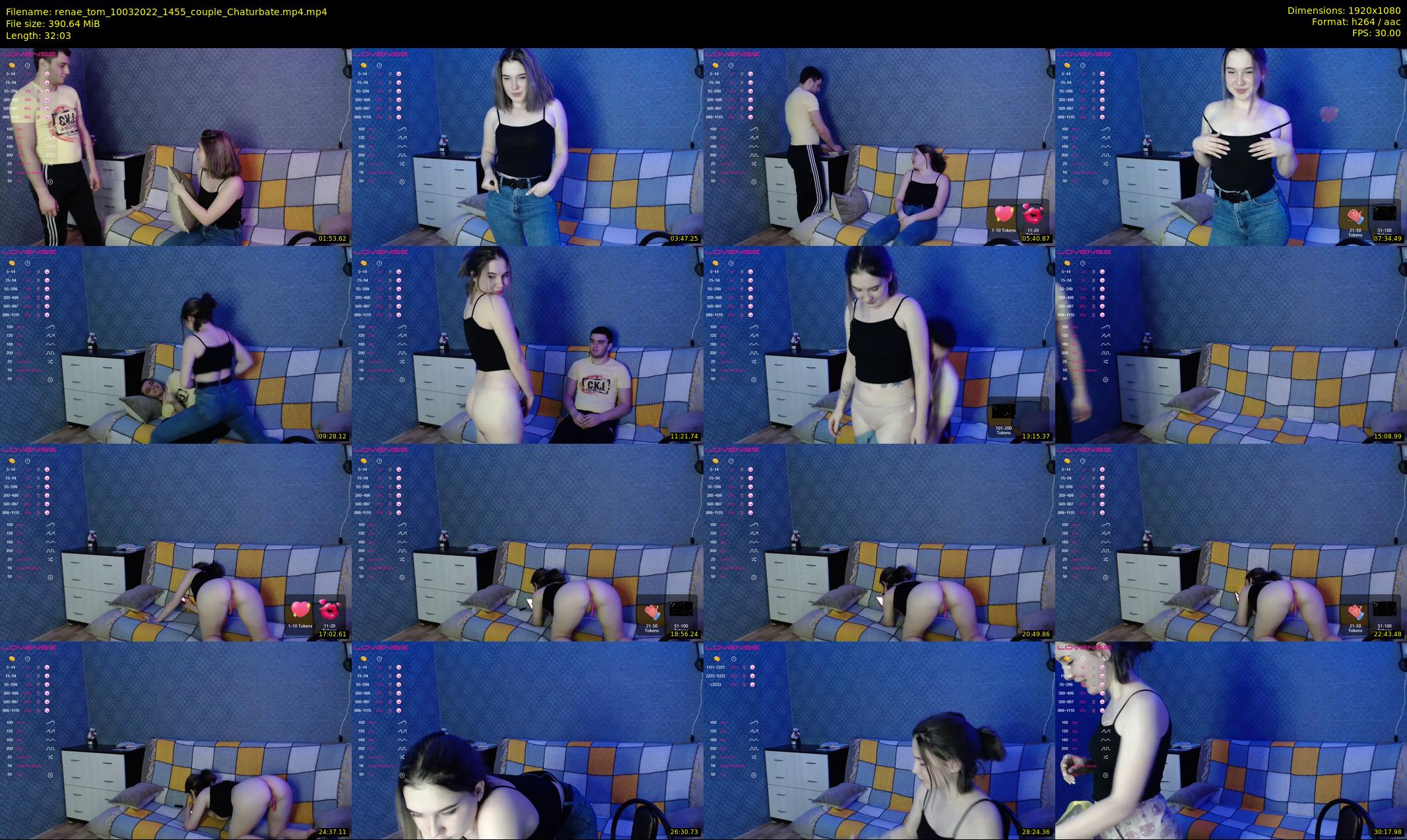 renae_tom — 33 minute Chaturbate couple cam show recording, 1080p, Mar 10, 2022