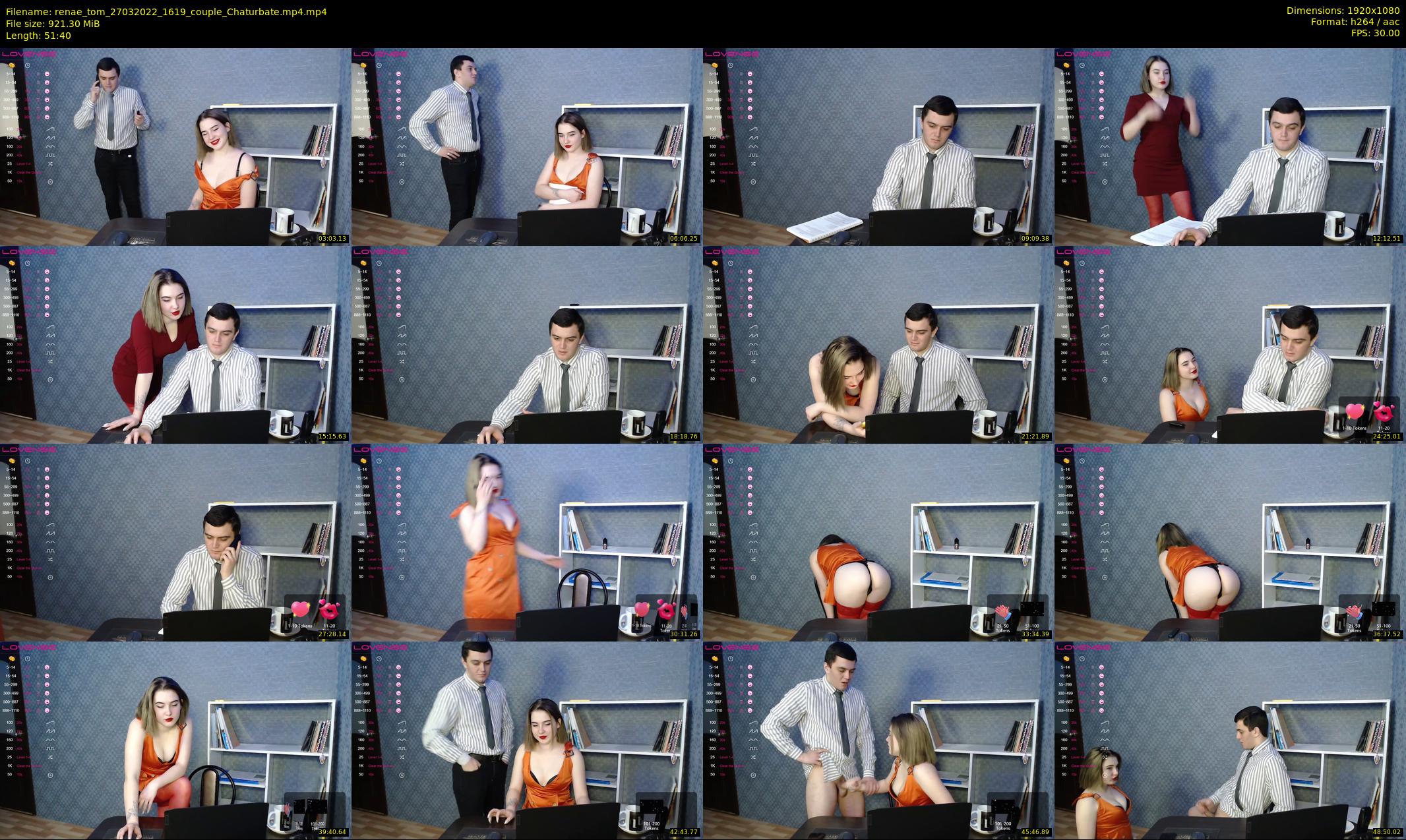 renae_tom — 52 minute Chaturbate couple cam show recording, 1080p, Mar 27, 2022