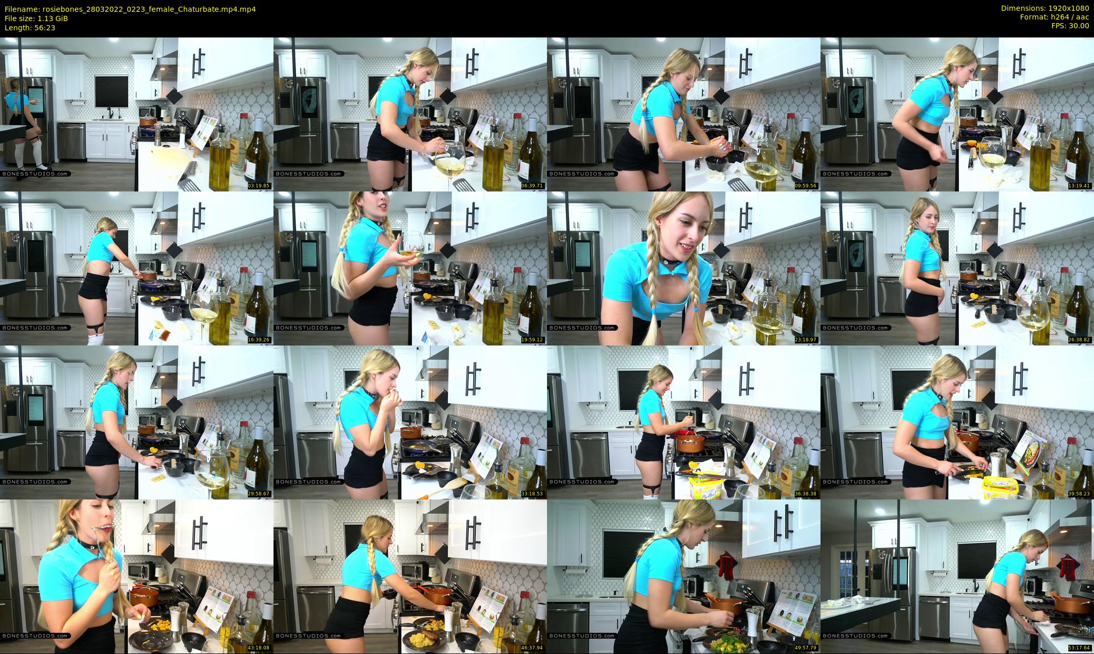 rosiebones — 57 minute Chaturbate female cam show recording, 1080p, Mar 28, 2022