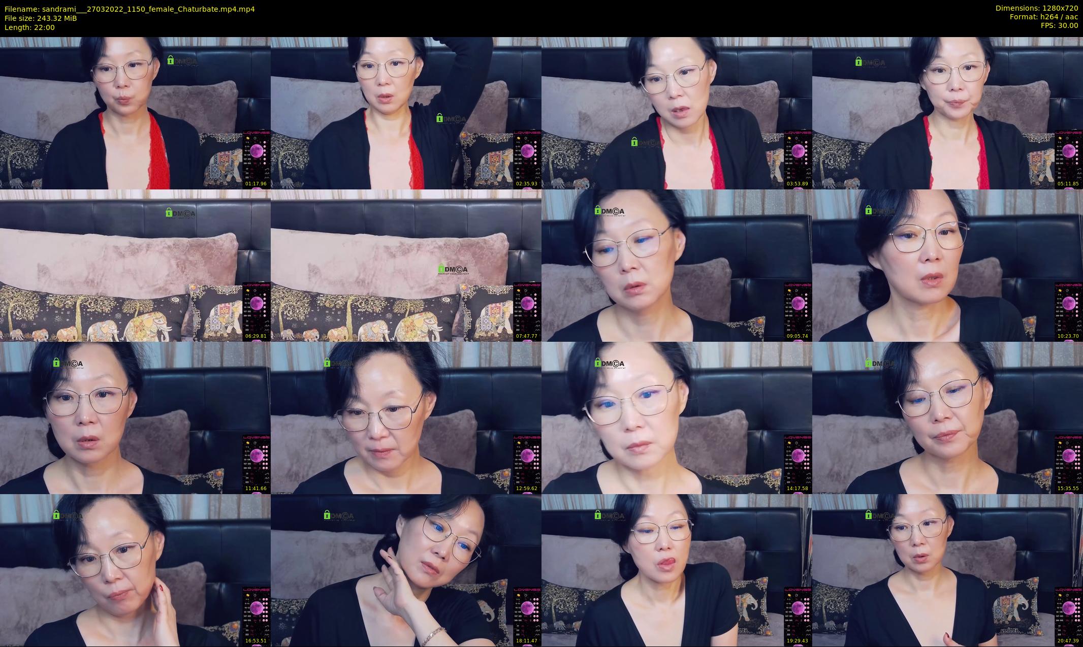 sandrami__ — 22 minute Chaturbate female cam show recording, 720p, Mar 27, 2022