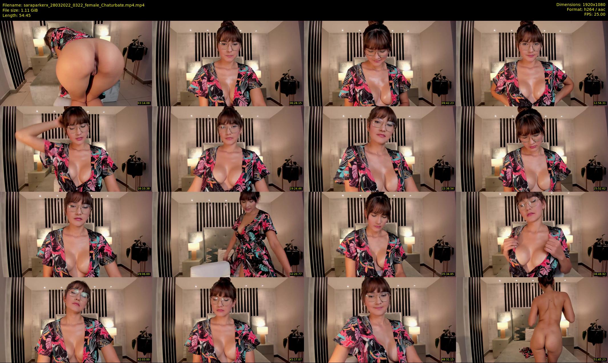 saraparkerx — 55 minute Chaturbate female cam show recording, 1080p, Mar 28, 2022