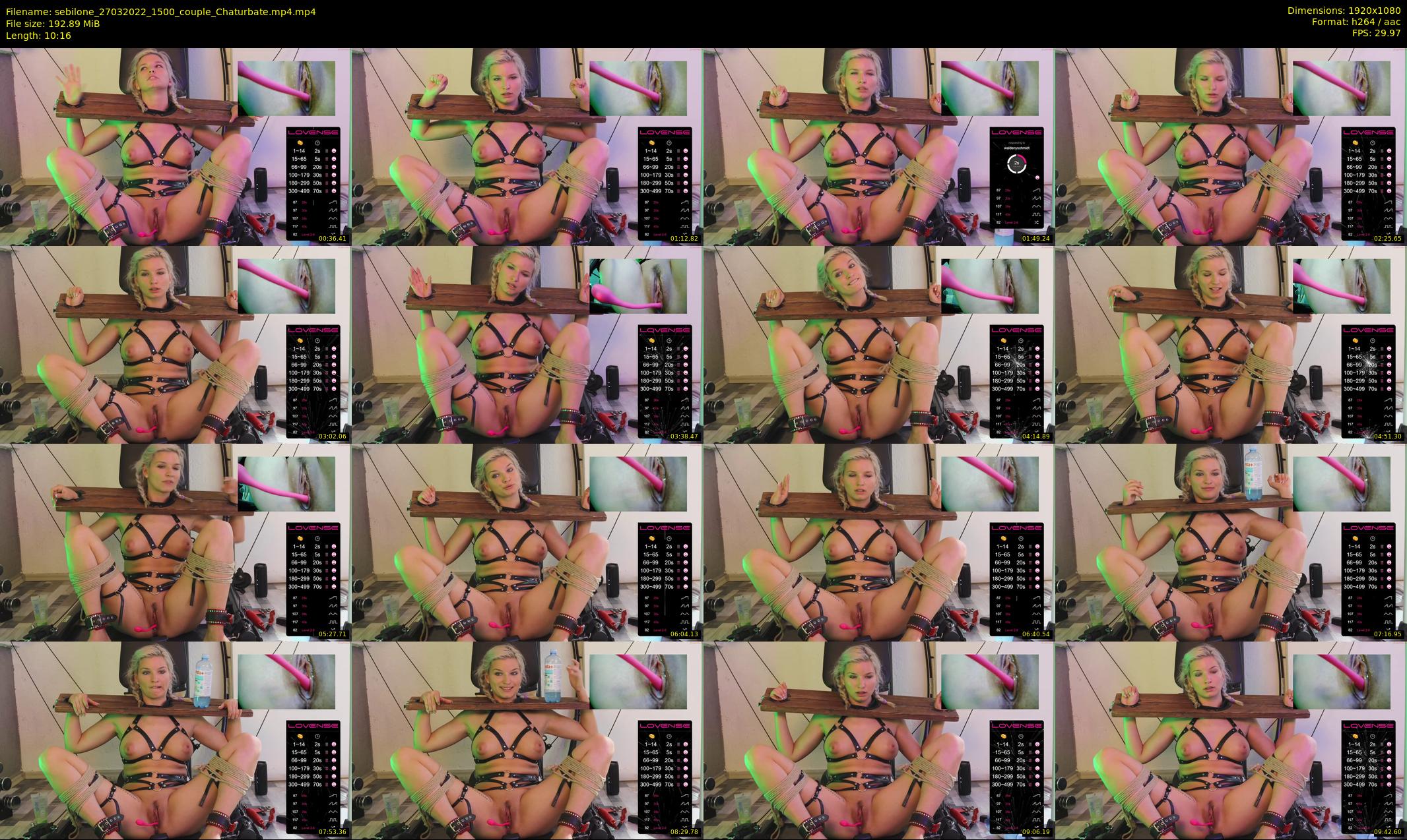 sebilone — 11 minute Chaturbate couple cam show recording, 1080p, Mar 27, 2022