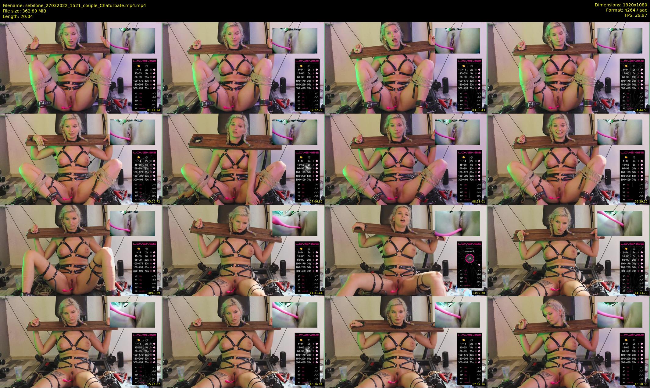sebilone — 21 minute Chaturbate couple cam show recording, 1080p, Mar 27, 2022