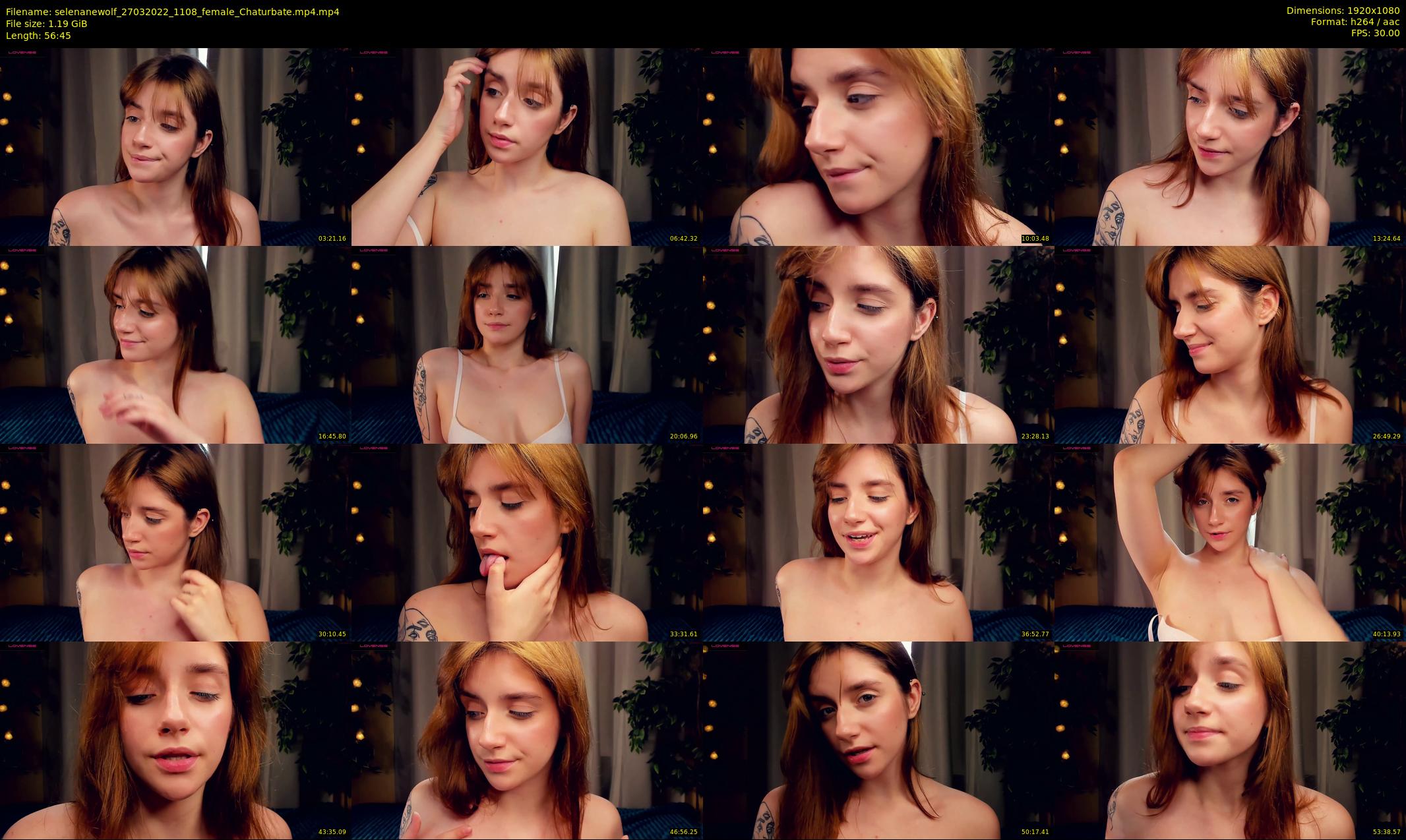 selenanewolf — 57 minute Chaturbate couple cam show recording, 1080p, Mar 27, 2022