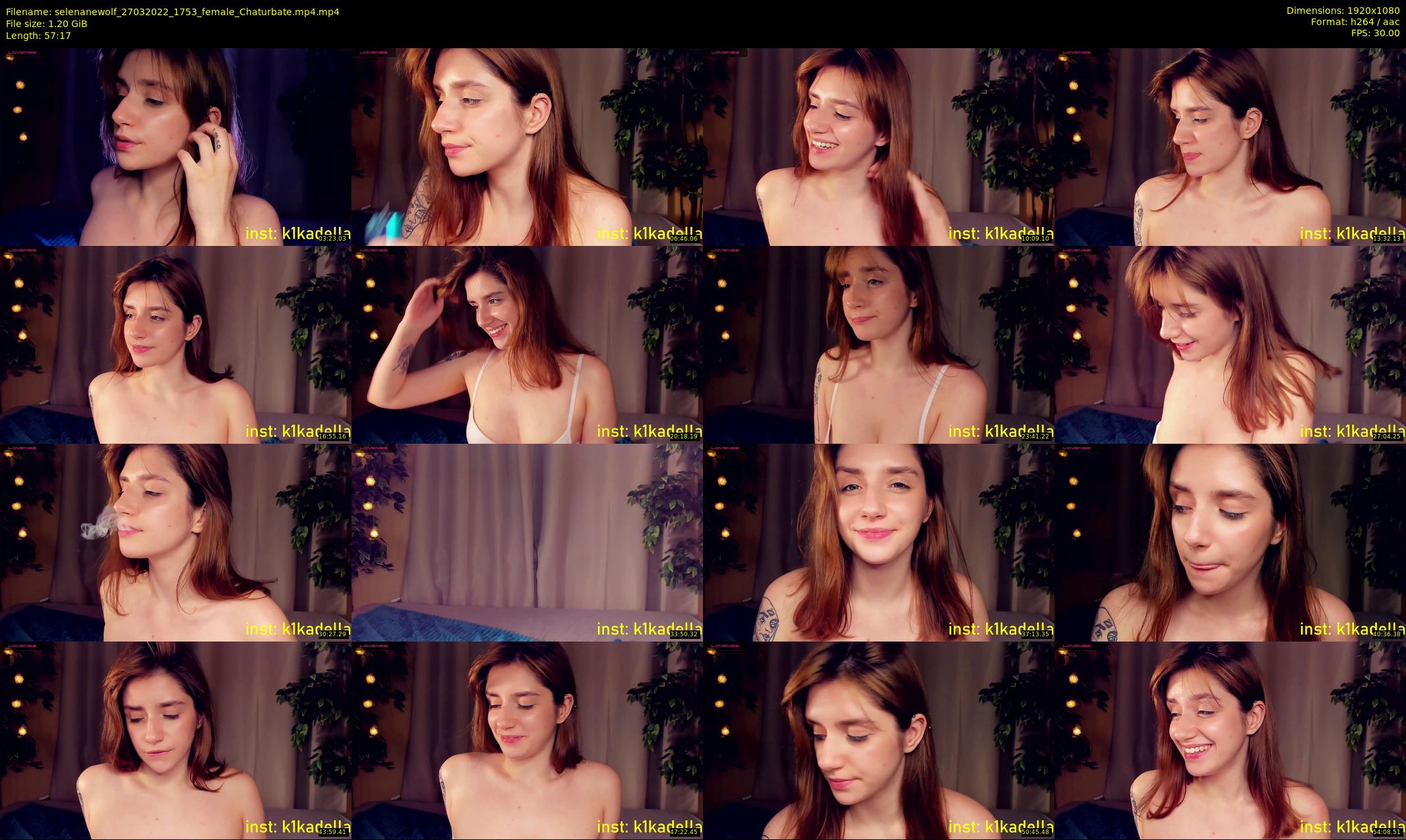 selenanewolf — 58 minute Chaturbate couple cam show recording, 1080p, Mar 27, 2022