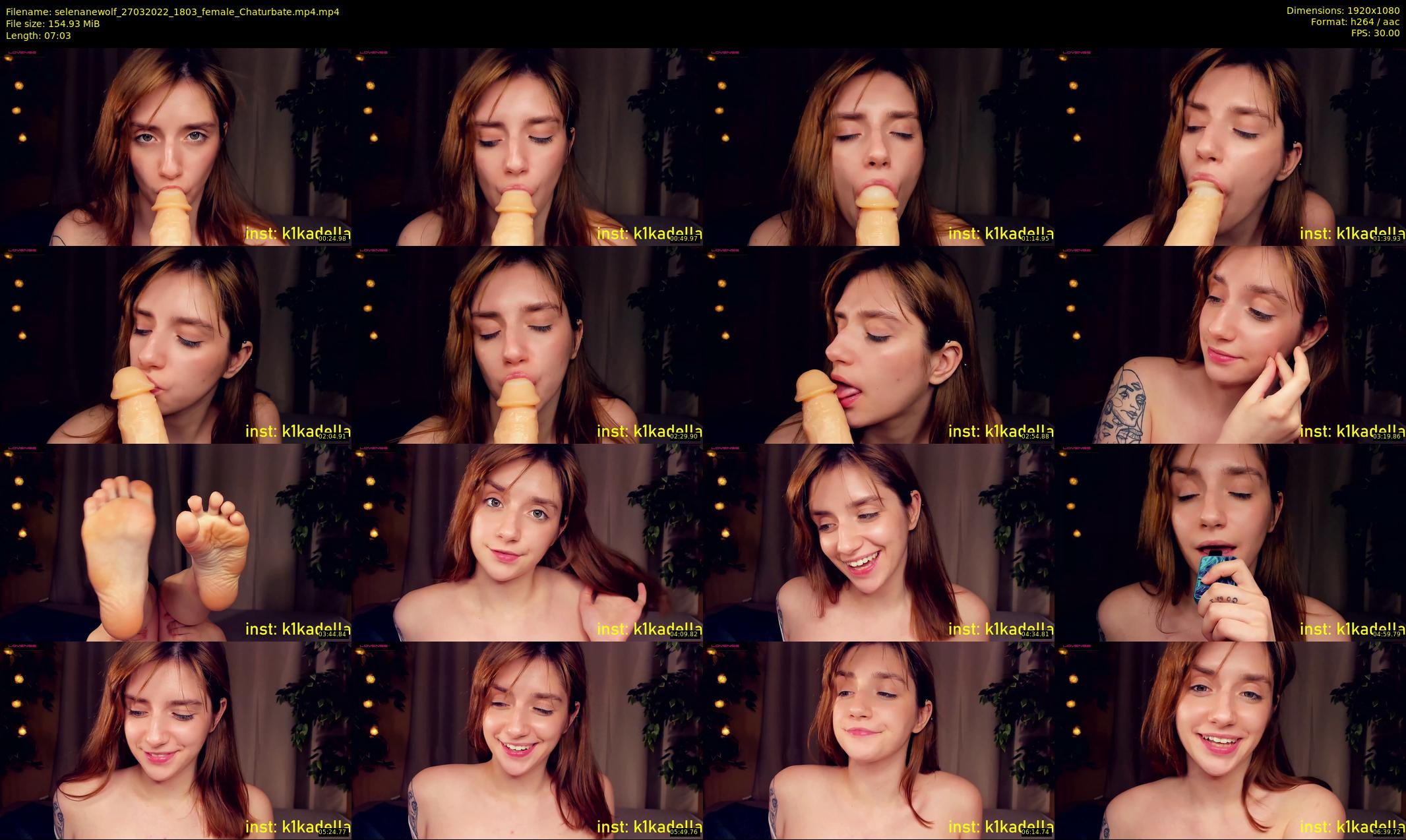 selenanewolf — 8 minute Chaturbate couple cam show recording, 1080p, Mar 27, 2022