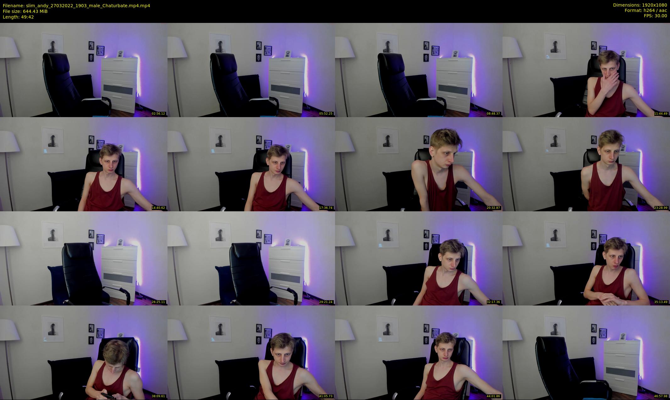slim_andy — 50 minute Chaturbate male cam show recording, 1080p, Mar 27, 2022