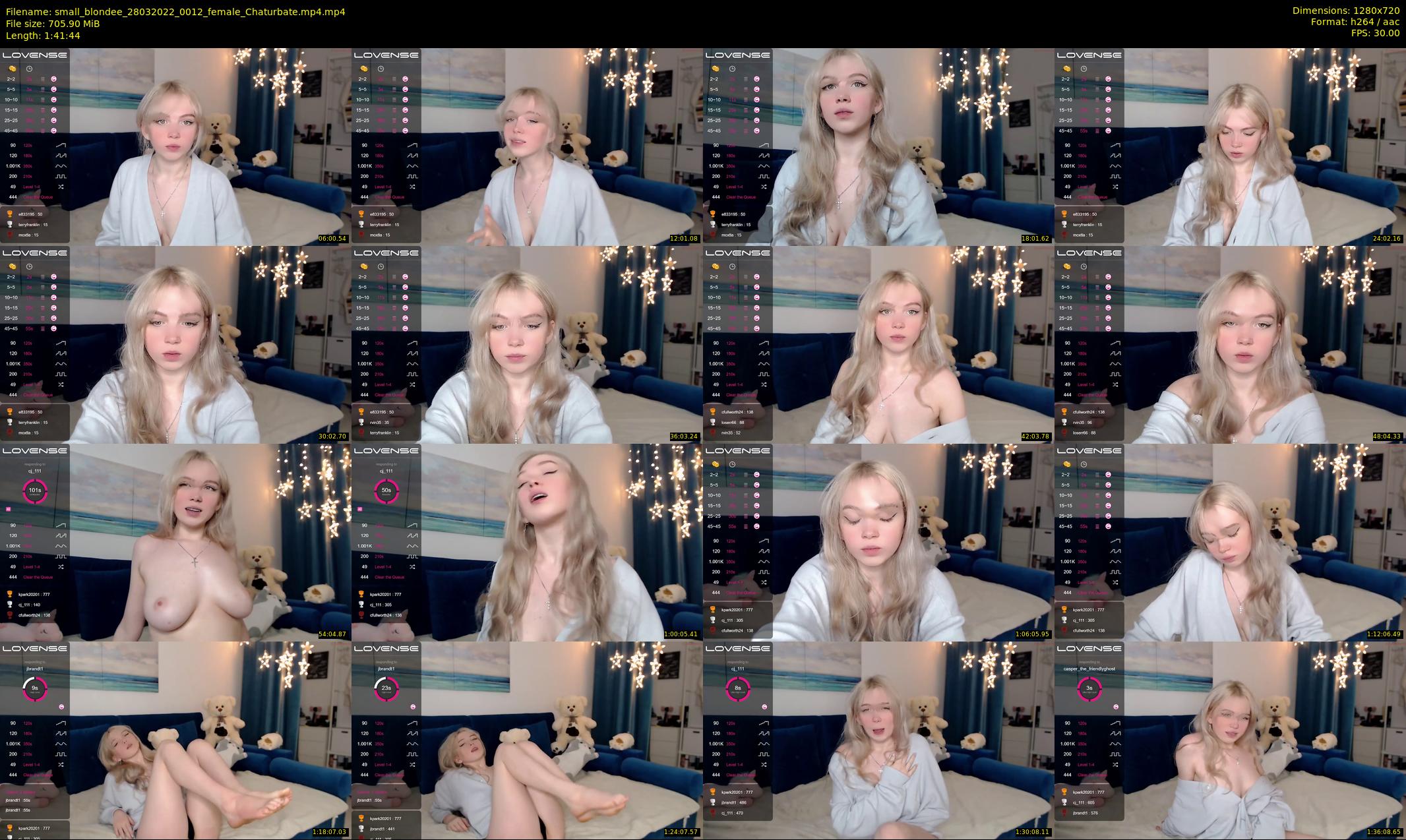 small_blondee — 102 minute Chaturbate female cam show recording, 720p, Mar 28, 2022