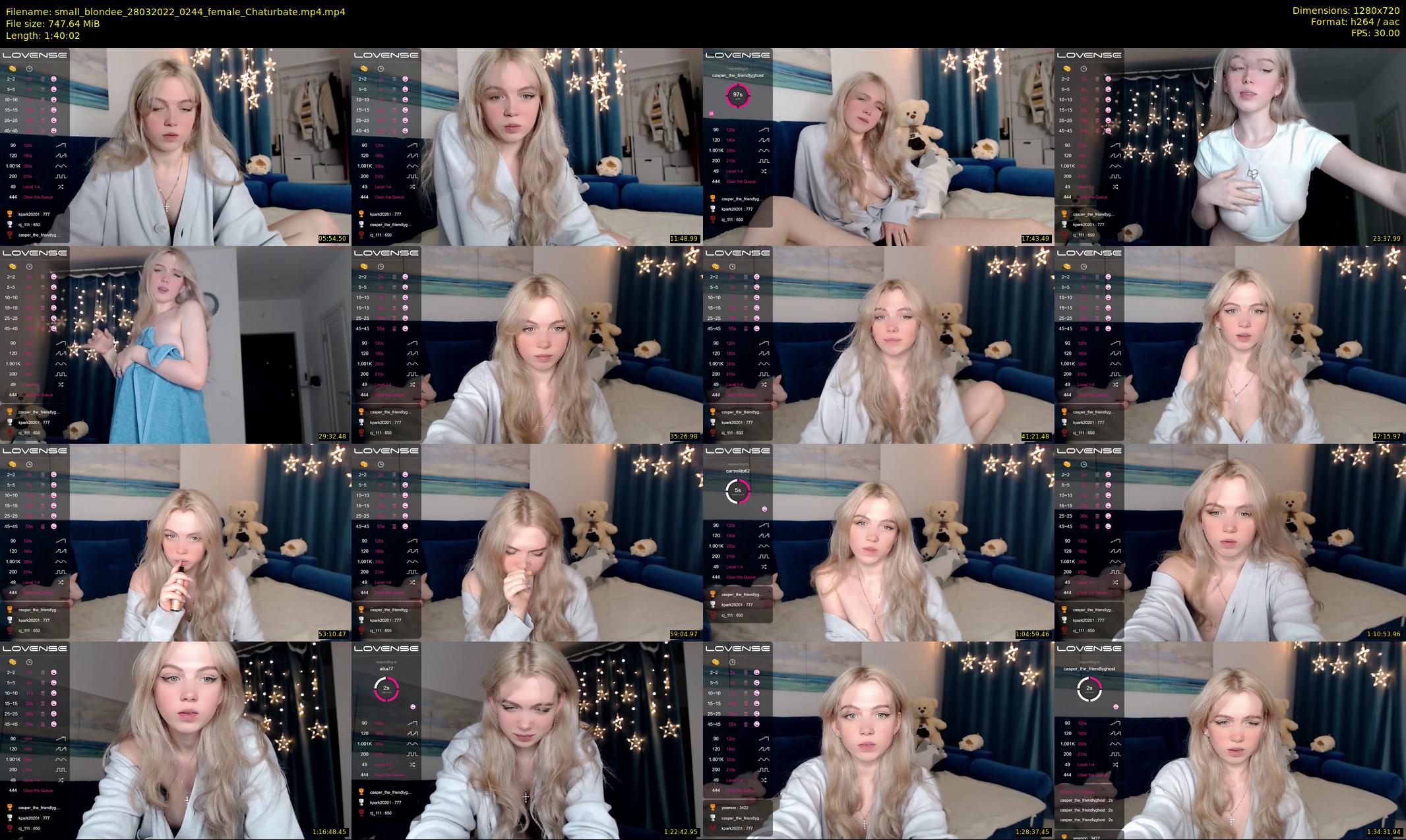 small_blondee — 101 minute Chaturbate female cam show recording, 720p, Mar 28, 2022