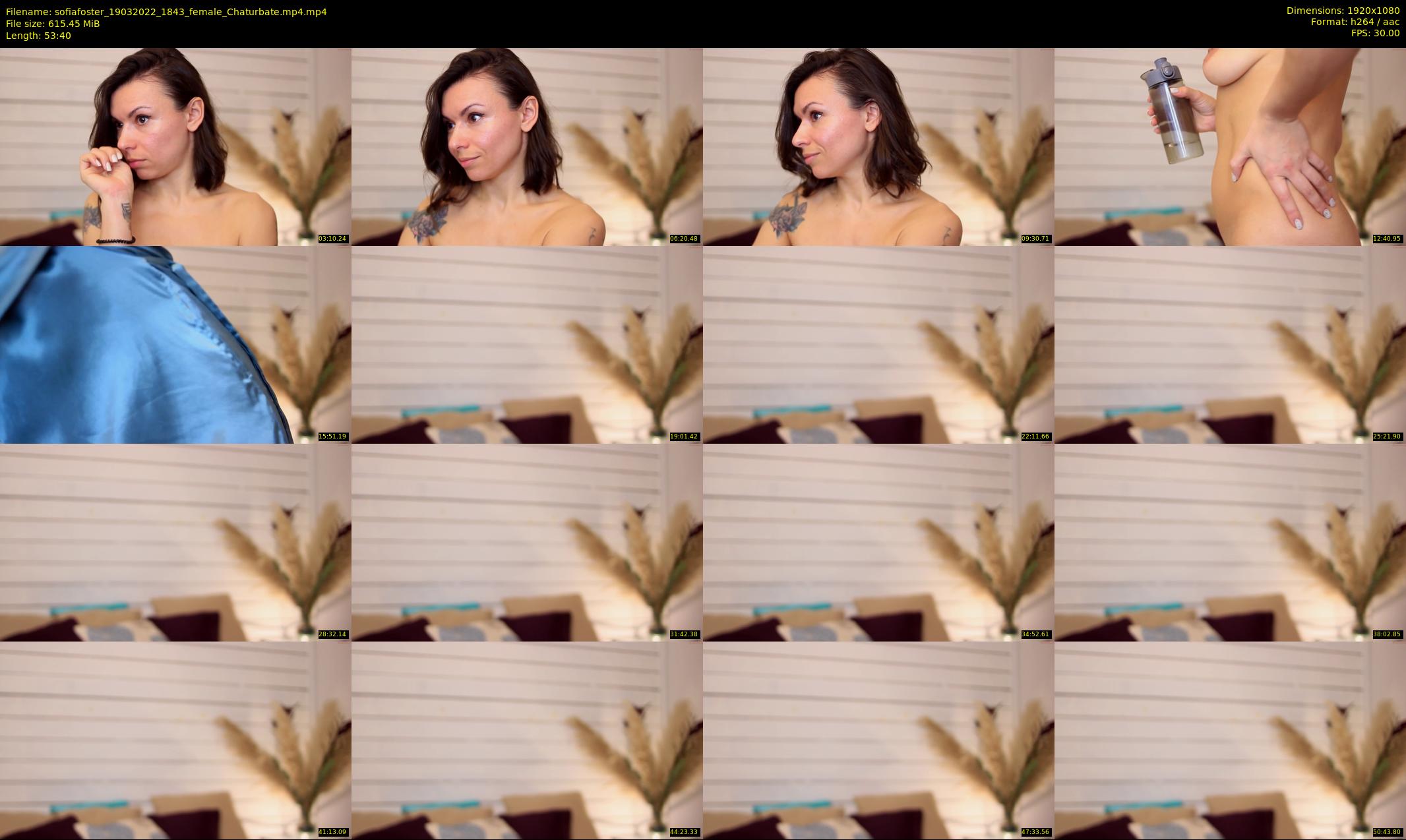 sofiafoster — 54 minute Chaturbate female cam show recording, 1080p, Mar 19, 2022