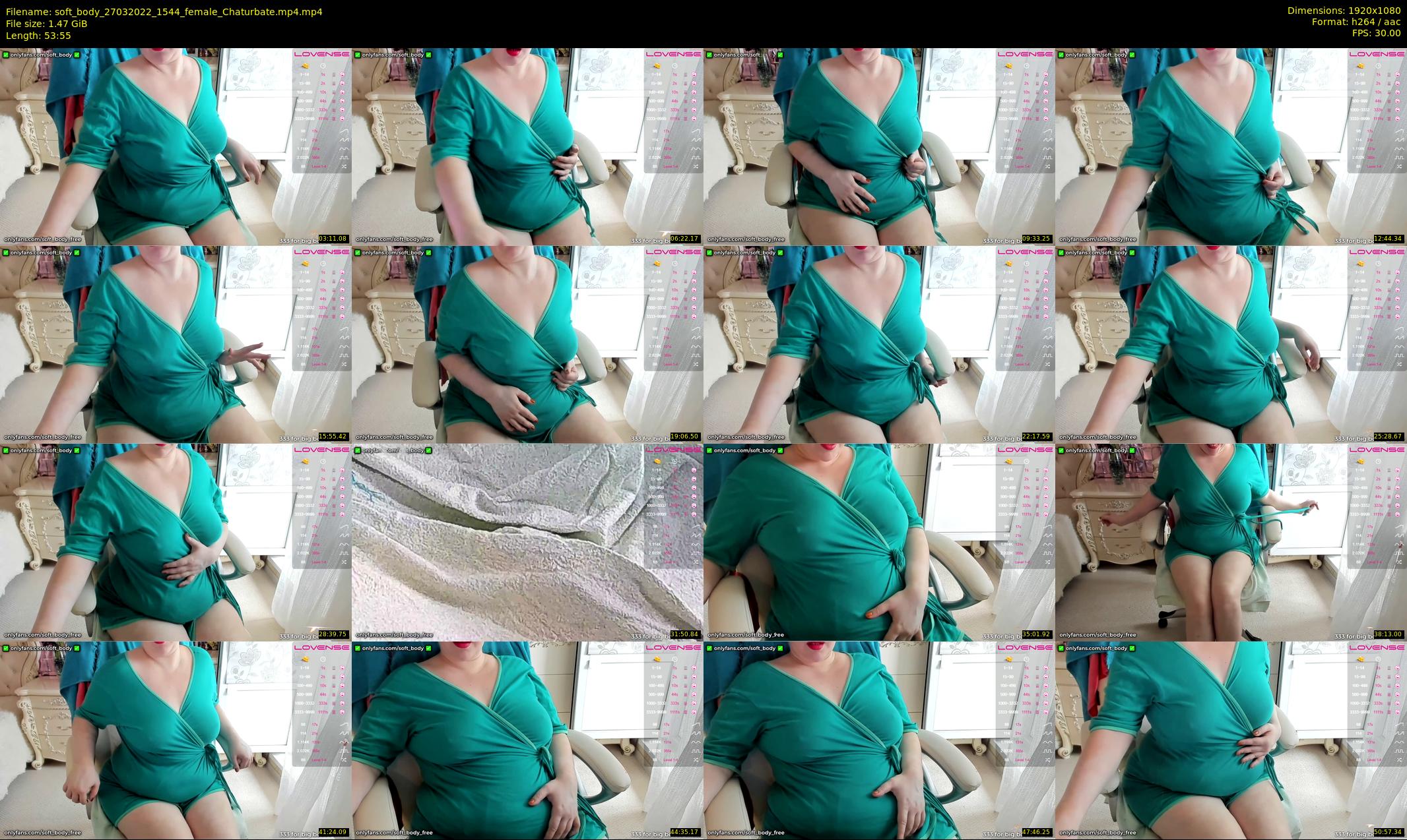soft_body — 54 minute Chaturbate female cam show recording, 1080p, Mar 27, 2022