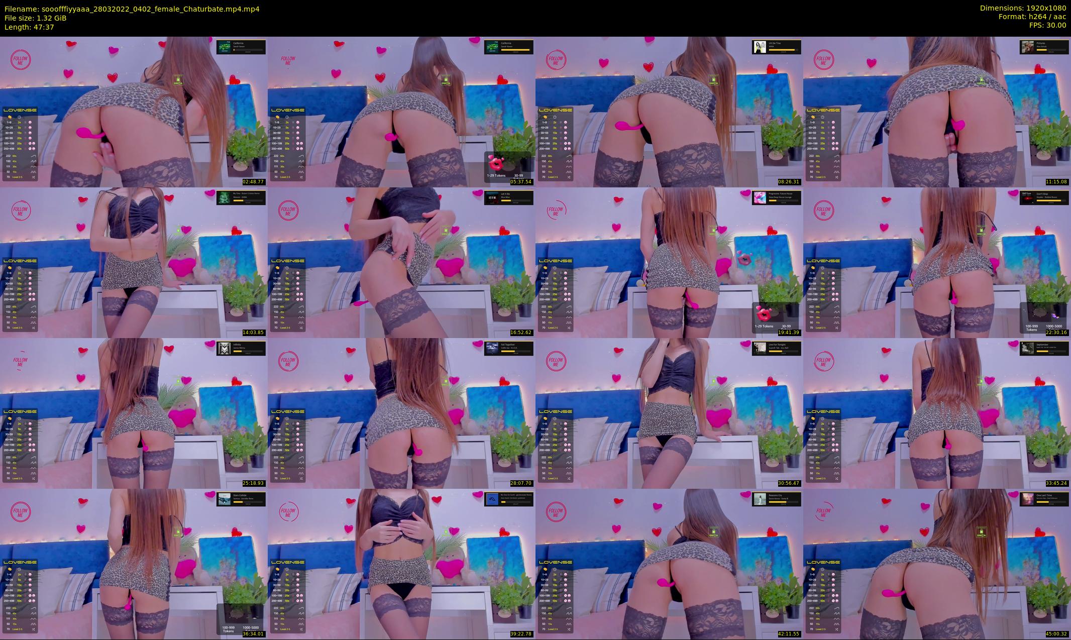sooofffiyyaaa — 48 minute Chaturbate female cam show recording, 1080p, Mar 28, 2022