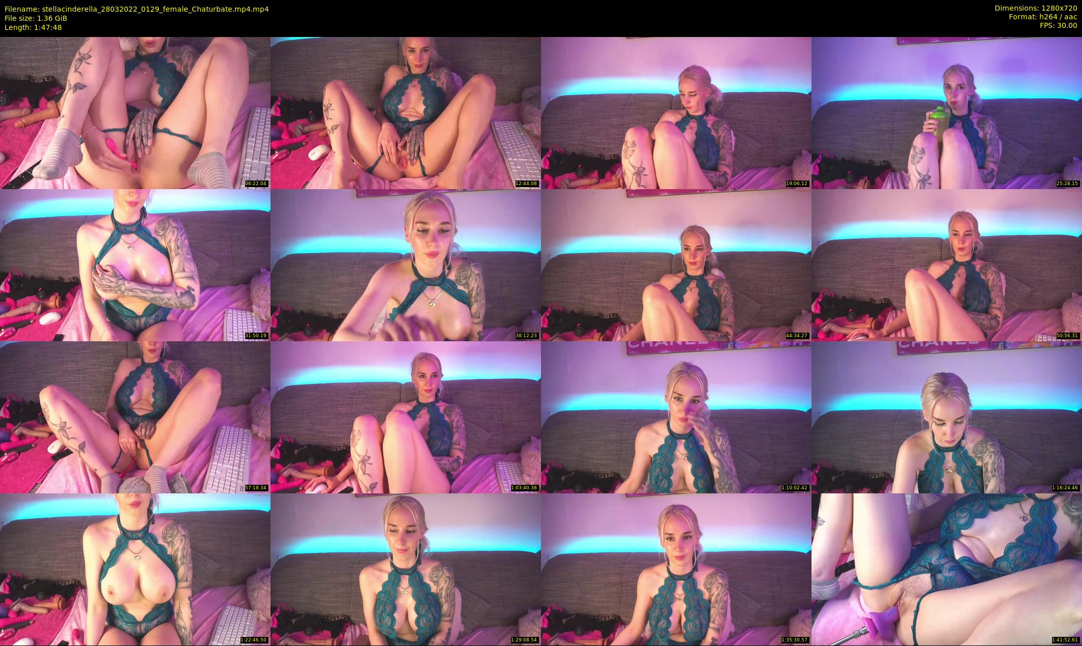 stellacinderella — 108 minute Chaturbate female cam show recording, 720p, Mar 28, 2022