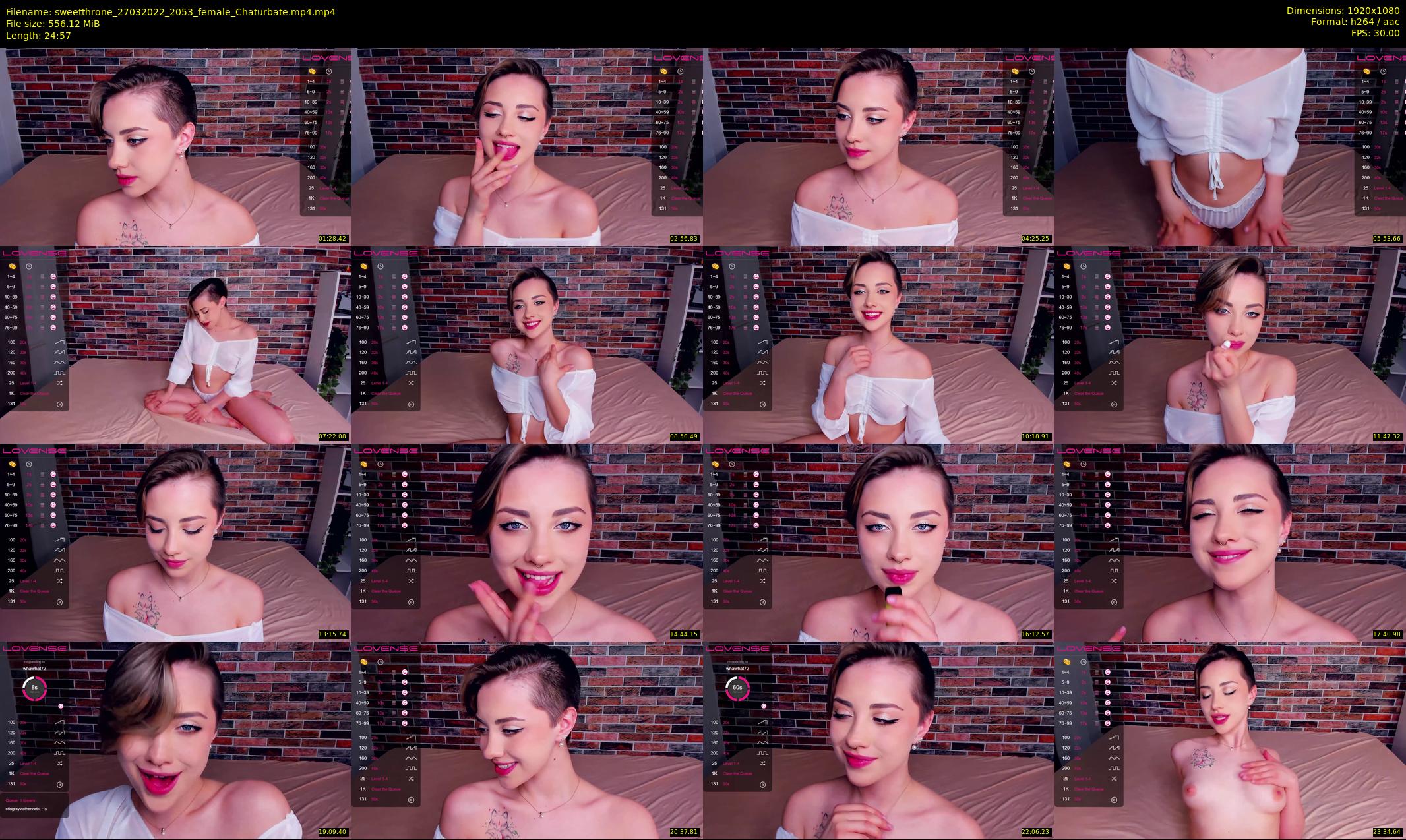 sweetthrone — 25 minute Chaturbate couple cam show recording, 1080p, Mar 27, 2022
