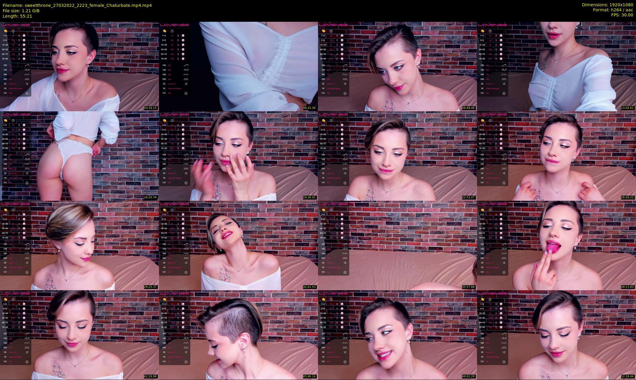 sweetthrone — 56 minute Chaturbate couple cam show recording, 1080p, Mar 27, 2022
