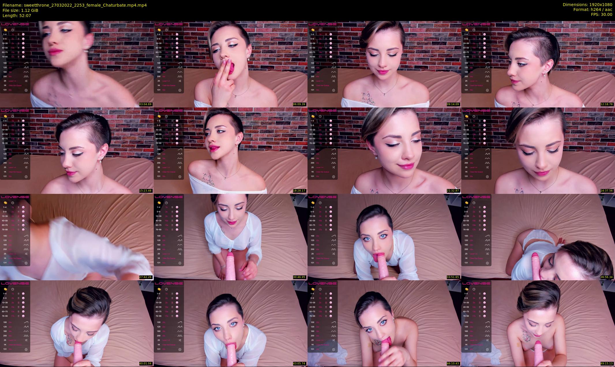 sweetthrone — 53 minute Chaturbate couple cam show recording, 1080p, Mar 27, 2022