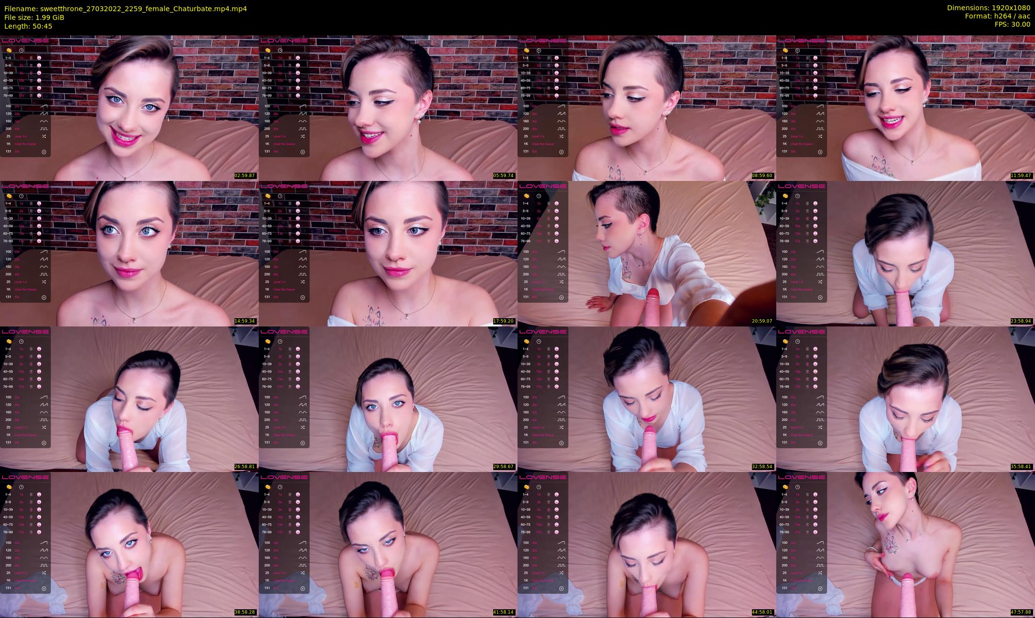 sweetthrone — 51 minute Chaturbate couple cam show recording, 1080p, Mar 27, 2022