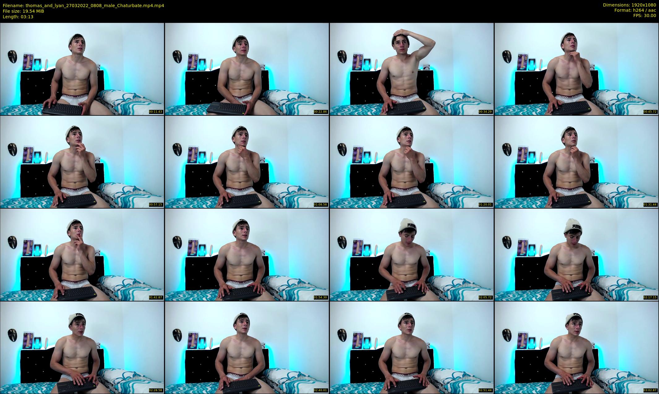 thomas_and_lyan — 4 minute Chaturbate male cam show recording, 1080p, Mar 27, 2022