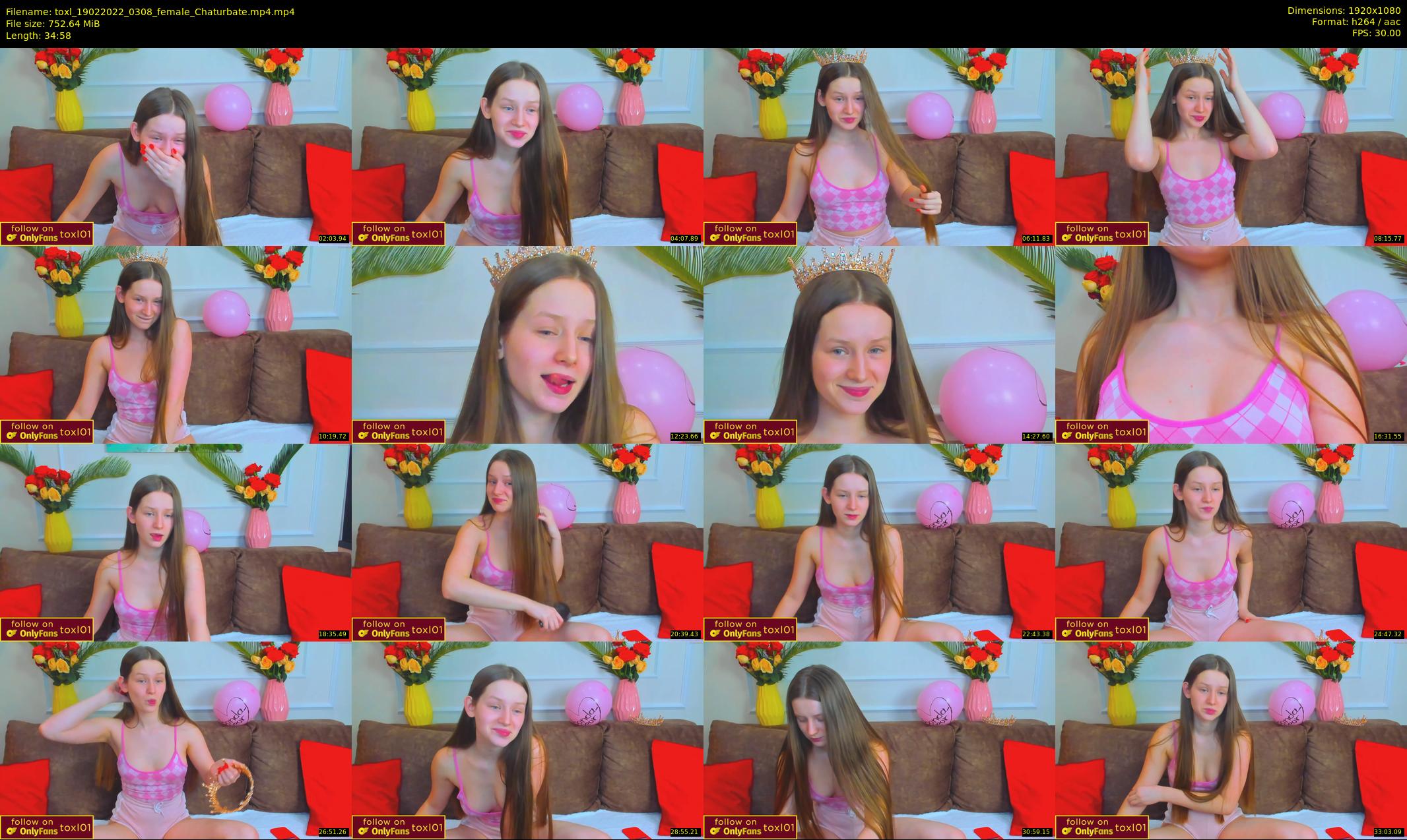 toxl — 35 minute Chaturbate female cam show recording, 1080p, Feb 19, 2022