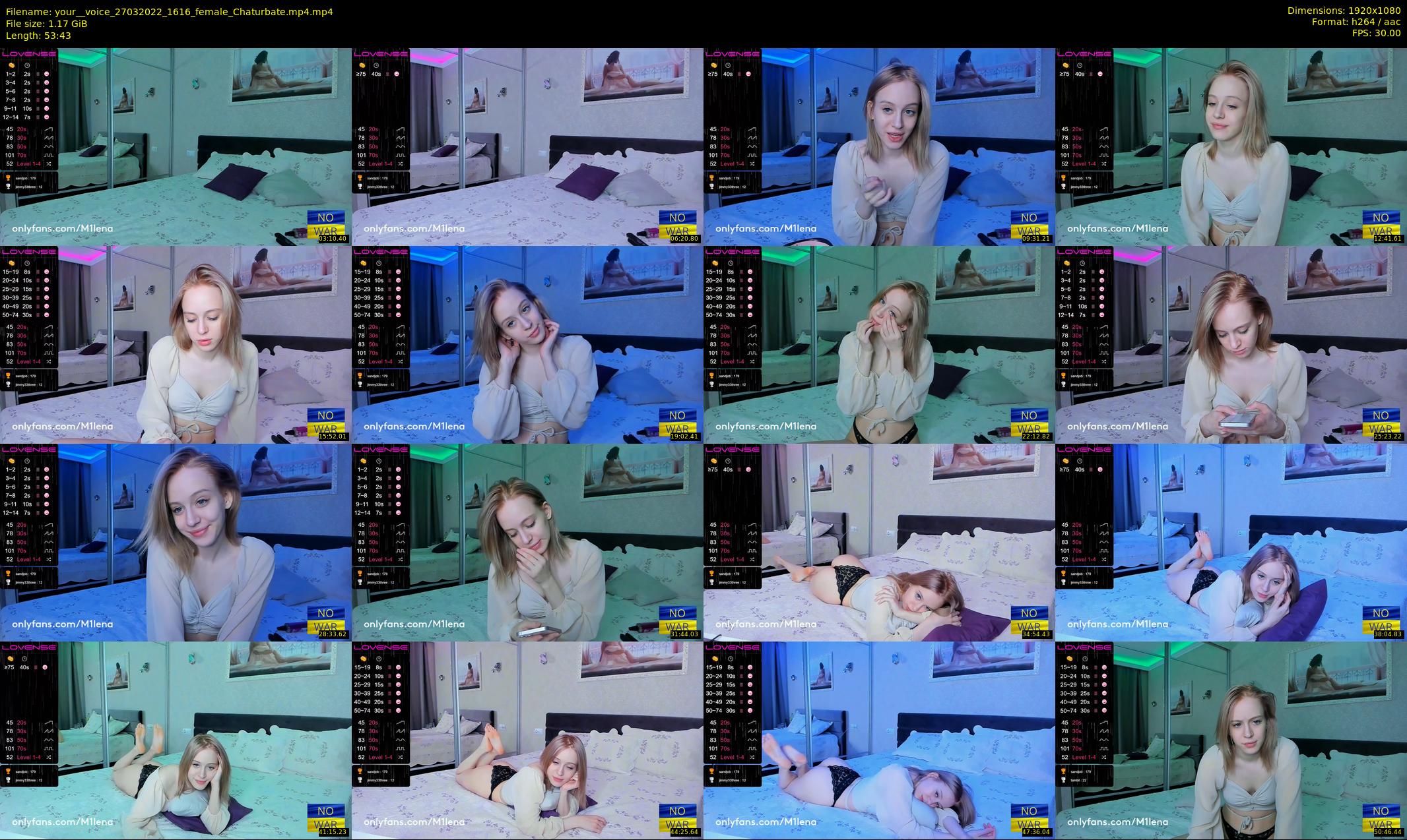 your__voice — 54 minute Chaturbate female cam show recording, 1080p, Mar 27, 2022