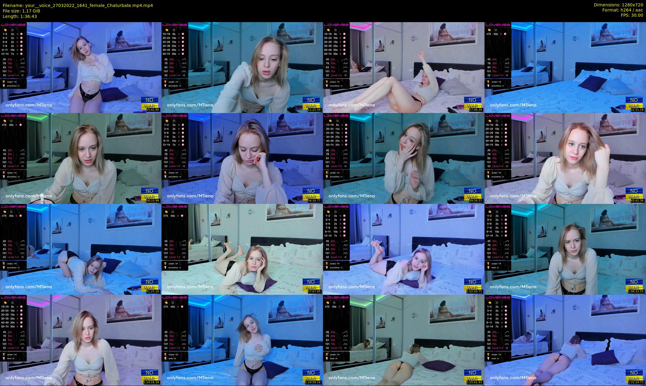 your__voice — 97 minute Chaturbate female cam show recording, 720p, Mar 27, 2022
