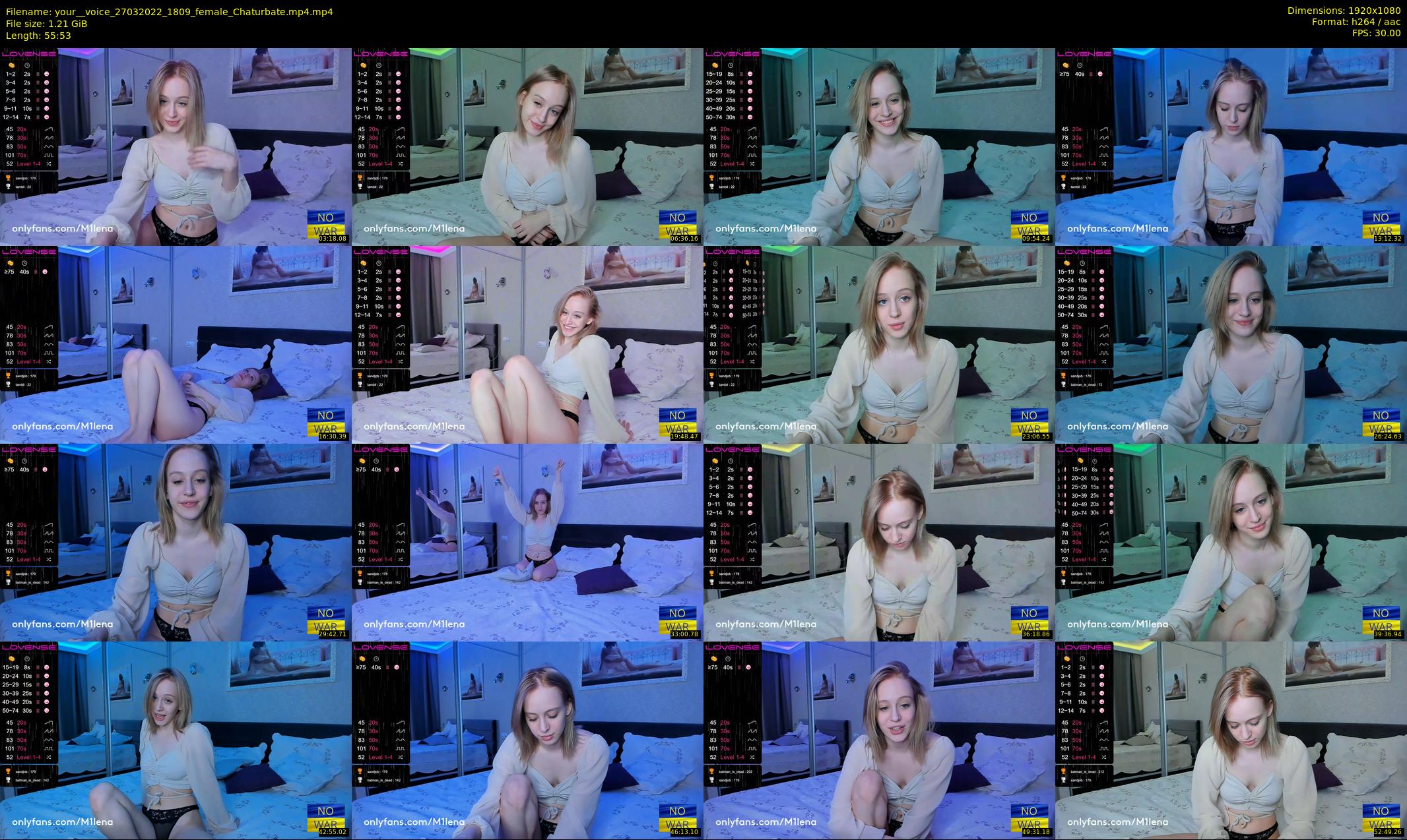 your__voice — 56 minute Chaturbate female cam show recording, 1080p, Mar 27, 2022