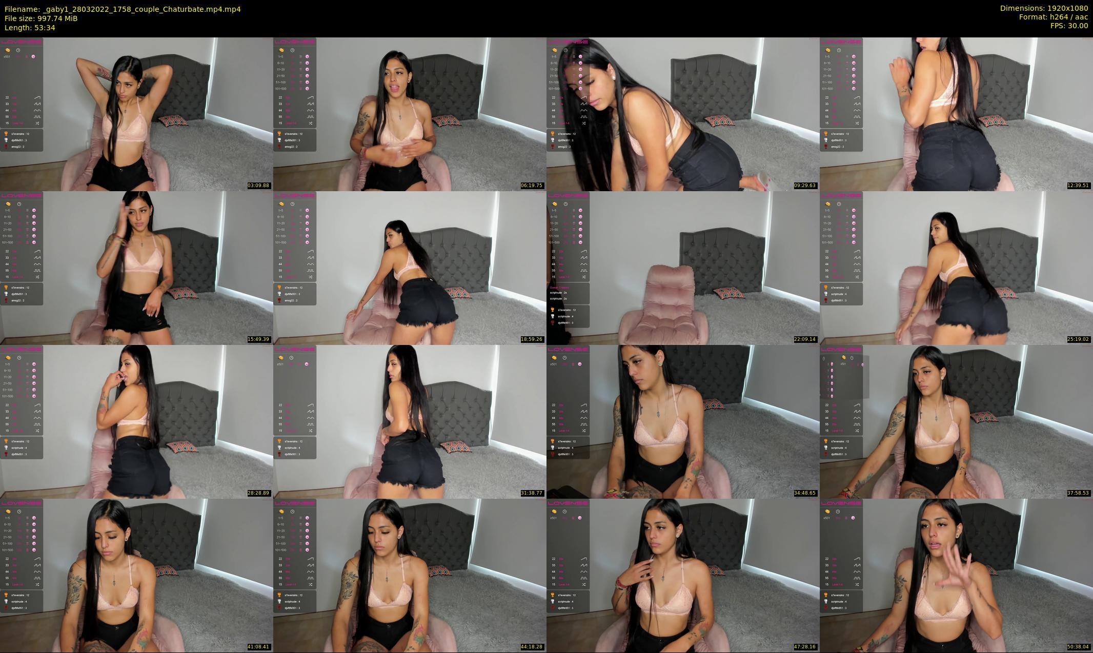 _gaby1 — 54 minute Chaturbate female cam show recording, 1080p, Mar 28, 2022